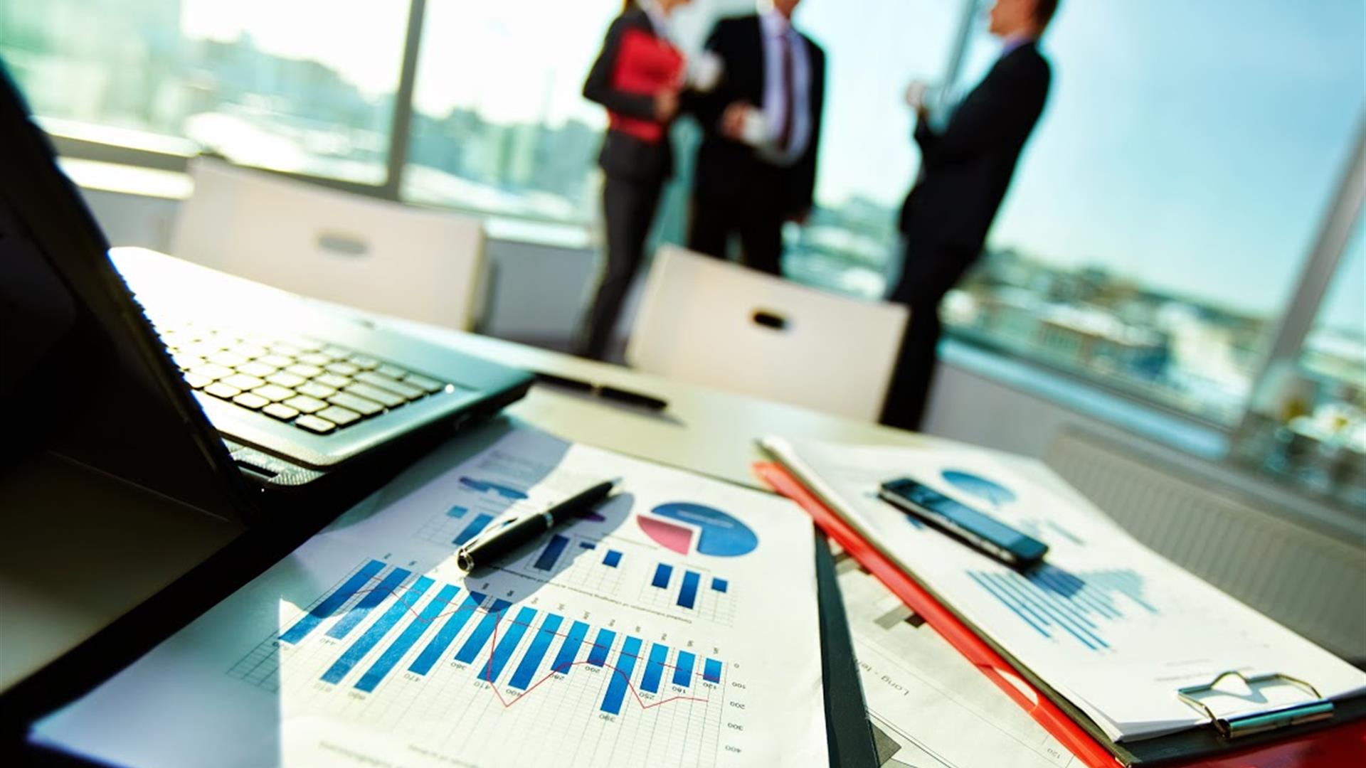 Grafici business scrivania ufficio, 1920x1080 Full HD 1080p, Laptop