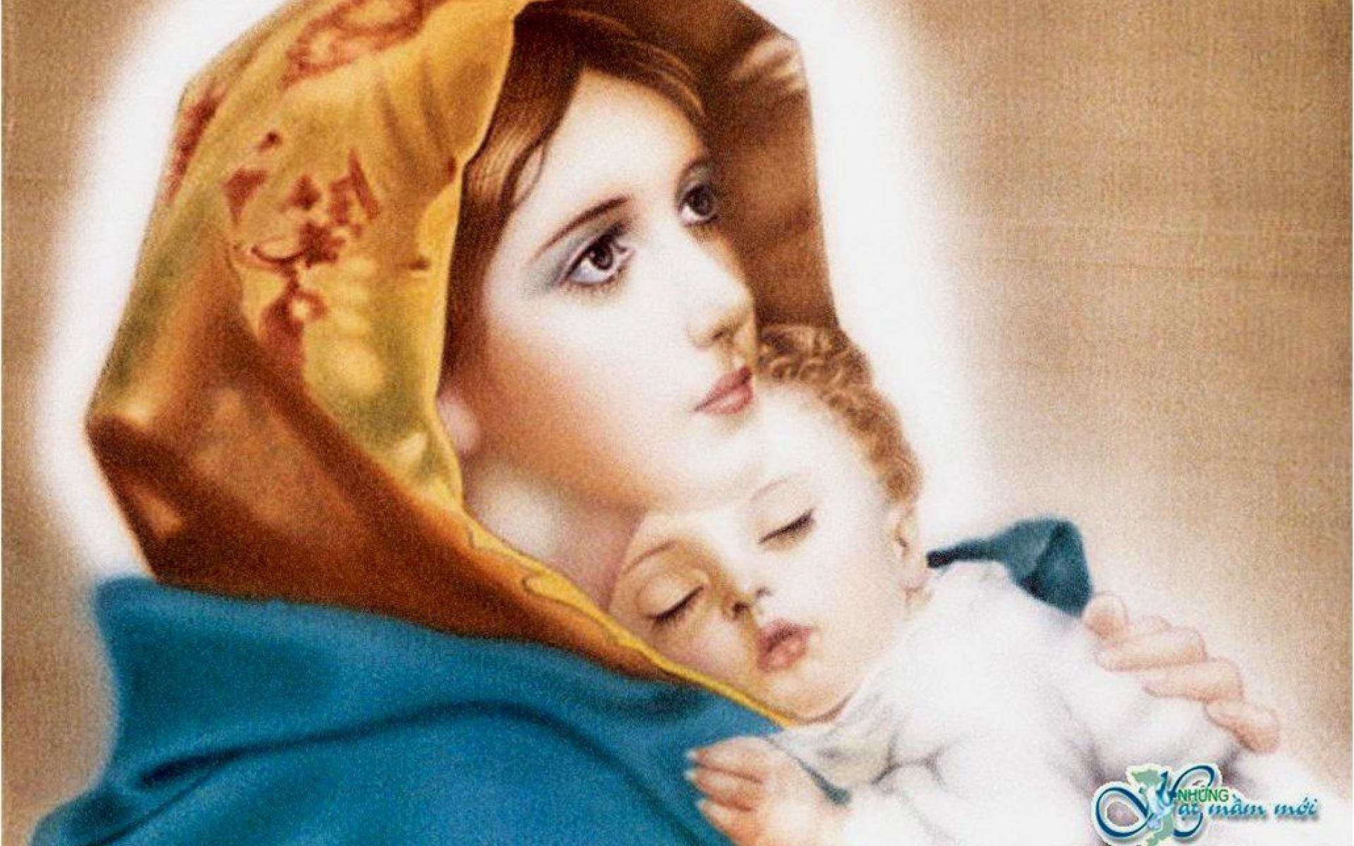 Madonna con Bambino Gesù, 1920x1200 WUXGA, iMac