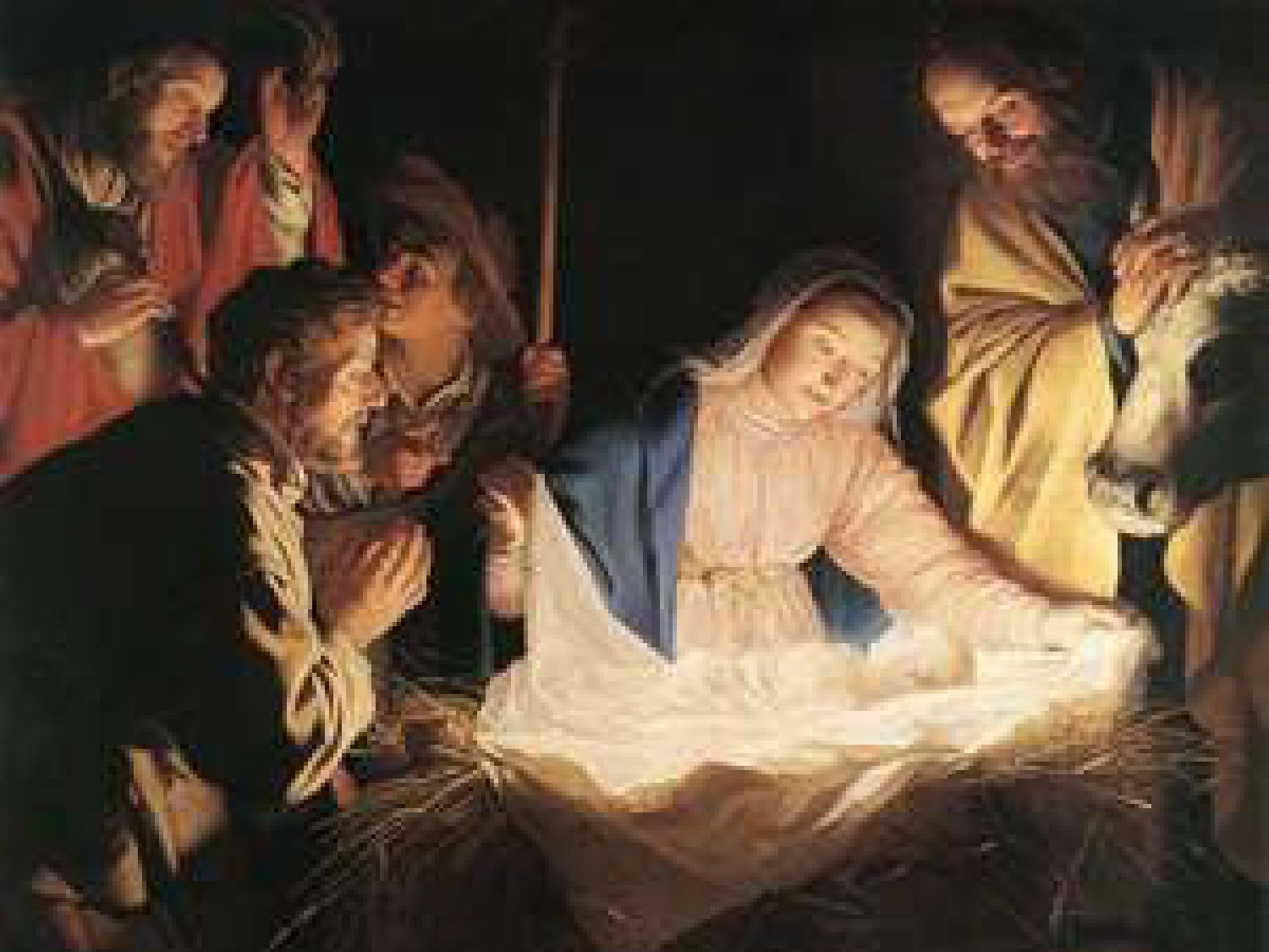 Natività Gesù Bambino dipinto, 1500x1125 HD, Desktop