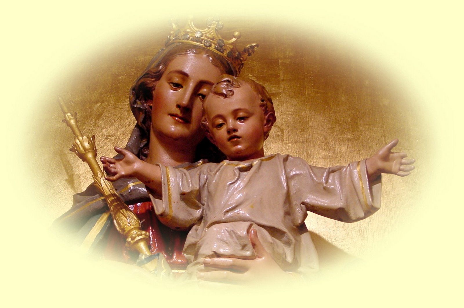 Madonna con Gesù Bambino statua, 1600x1062 900p, Desktop