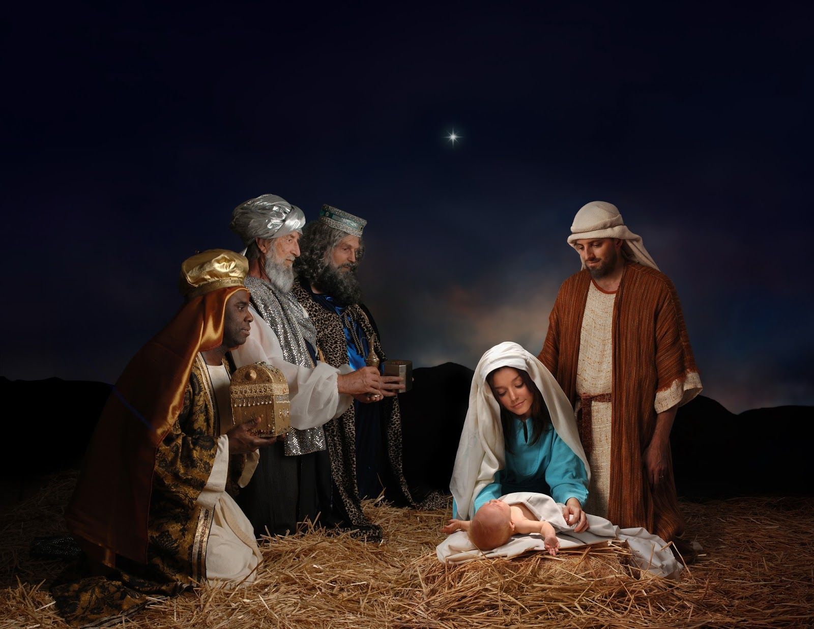 Presepe Natività Gesù Bambino, 1600x1236 900p, Laptop
