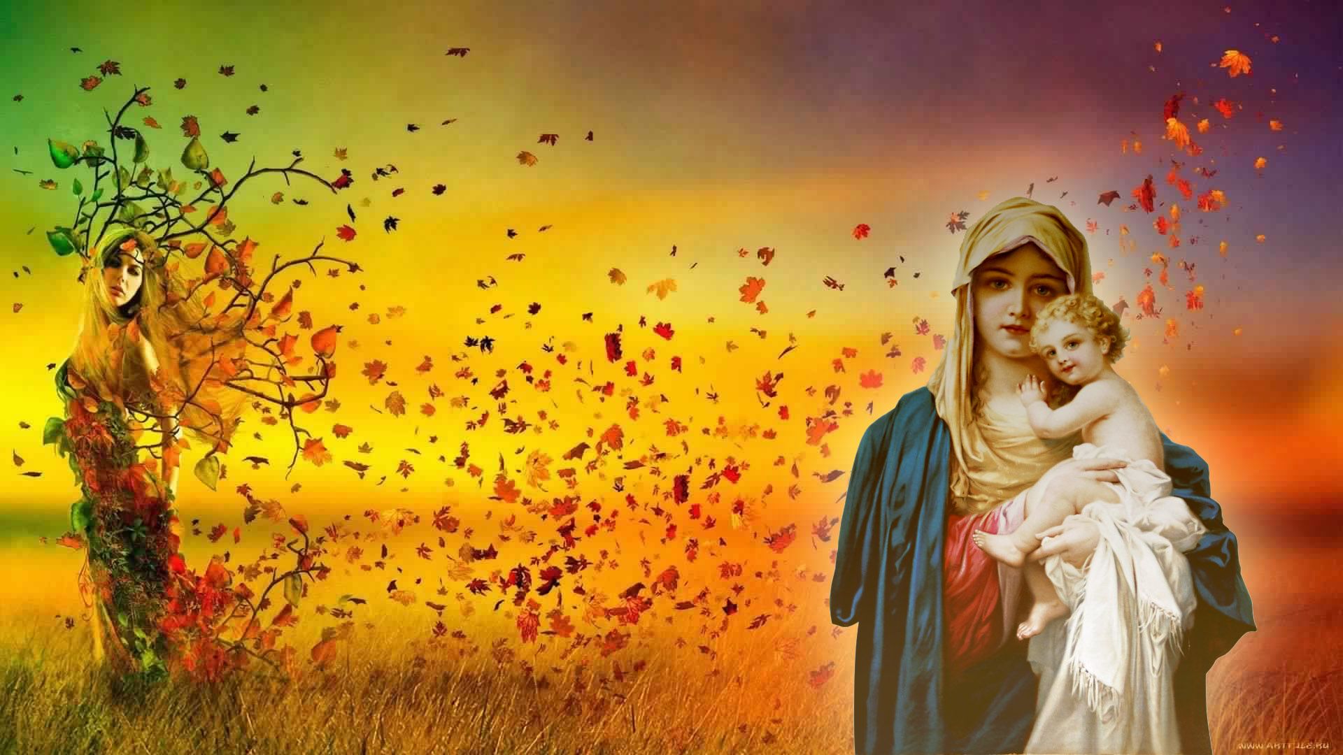 Madonna con Gesù Bambino, 1920x1080 1080p, PC Desktop