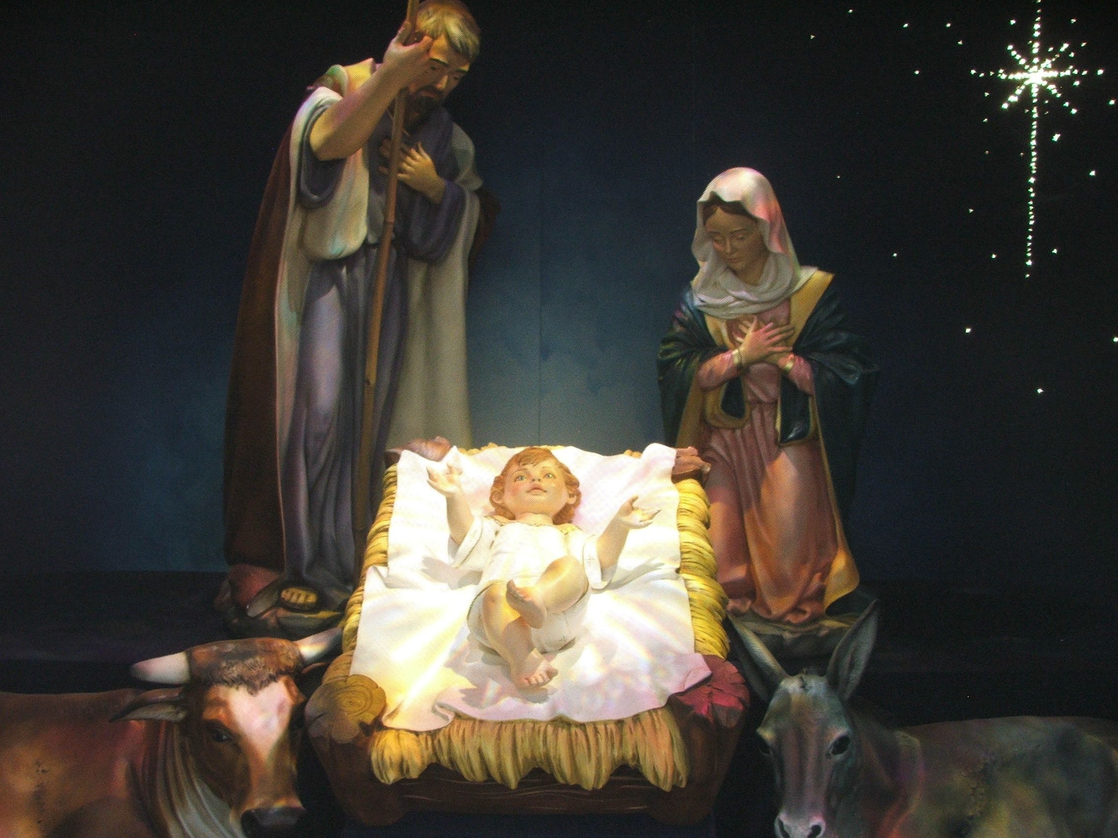 Presepe natività Gesù Bambino, 2272x1704 alta risoluzione, Laptop