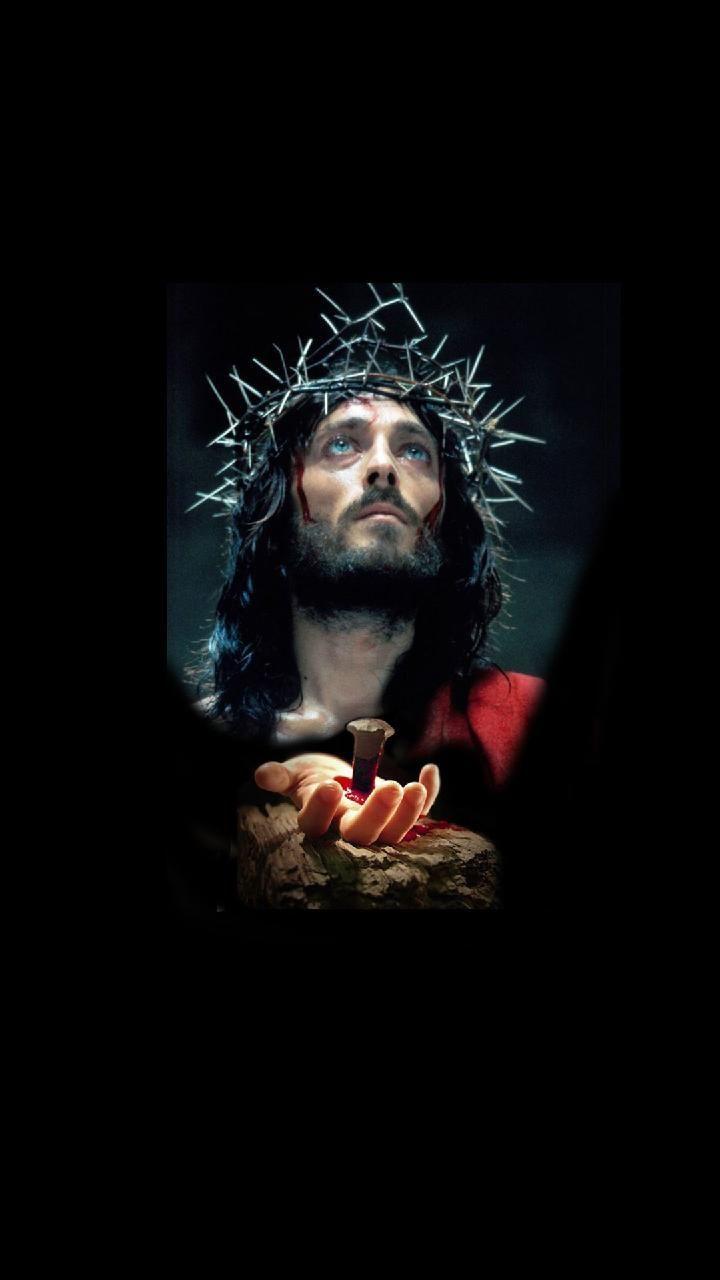 Gesù Cristo con corona di spine, 720x1280 Full HD Verticale, iPhone