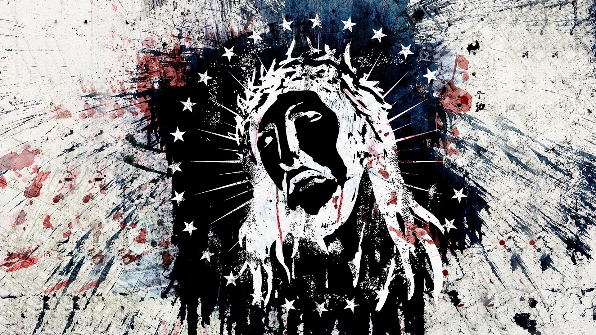 Gesù Cristo arte grunge, 1920x1080 Full HD 1080p, Laptop