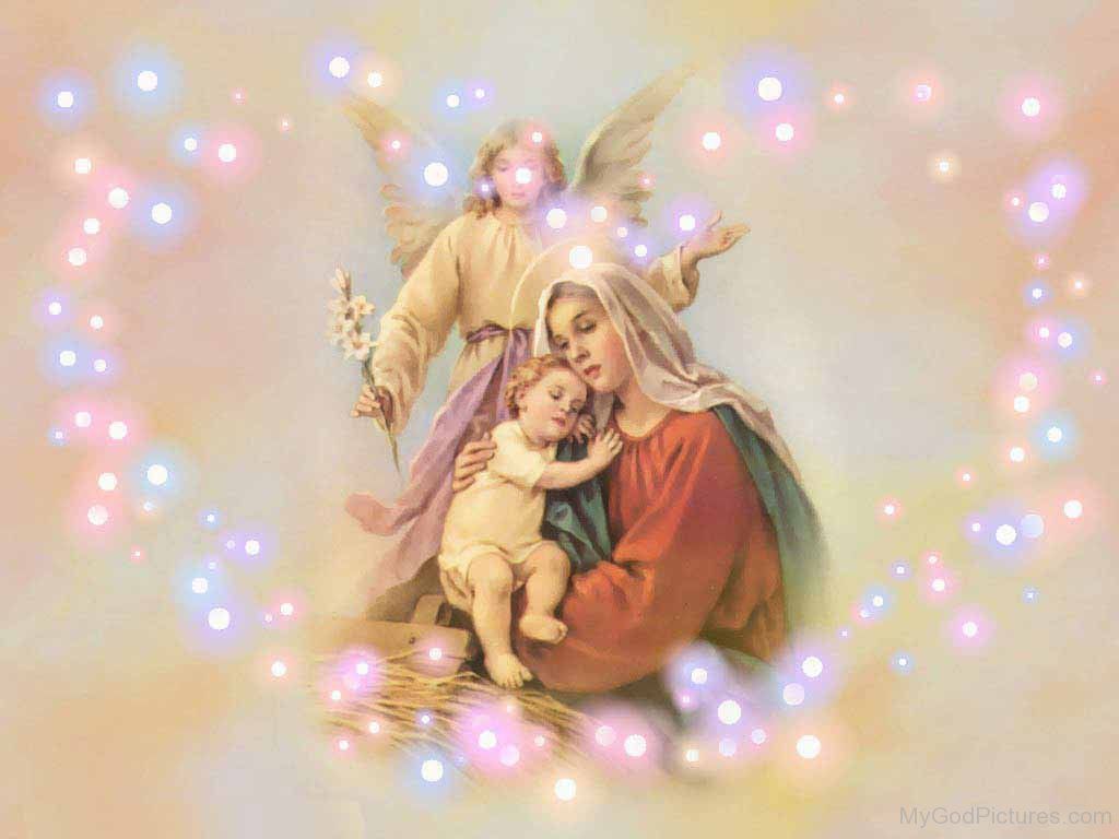 Madonna con Gesù bambino, 1024x768 HD, Desktop