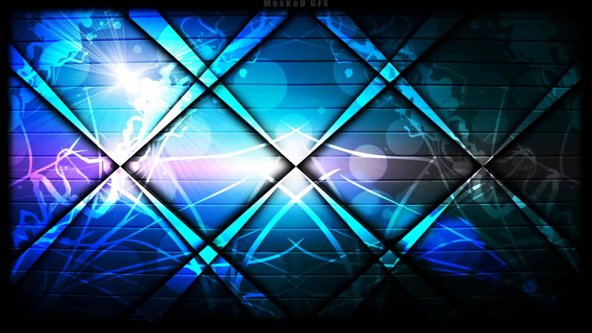 Astratto grafico geometrico blu, 1920x1080 1080p, Desktop
