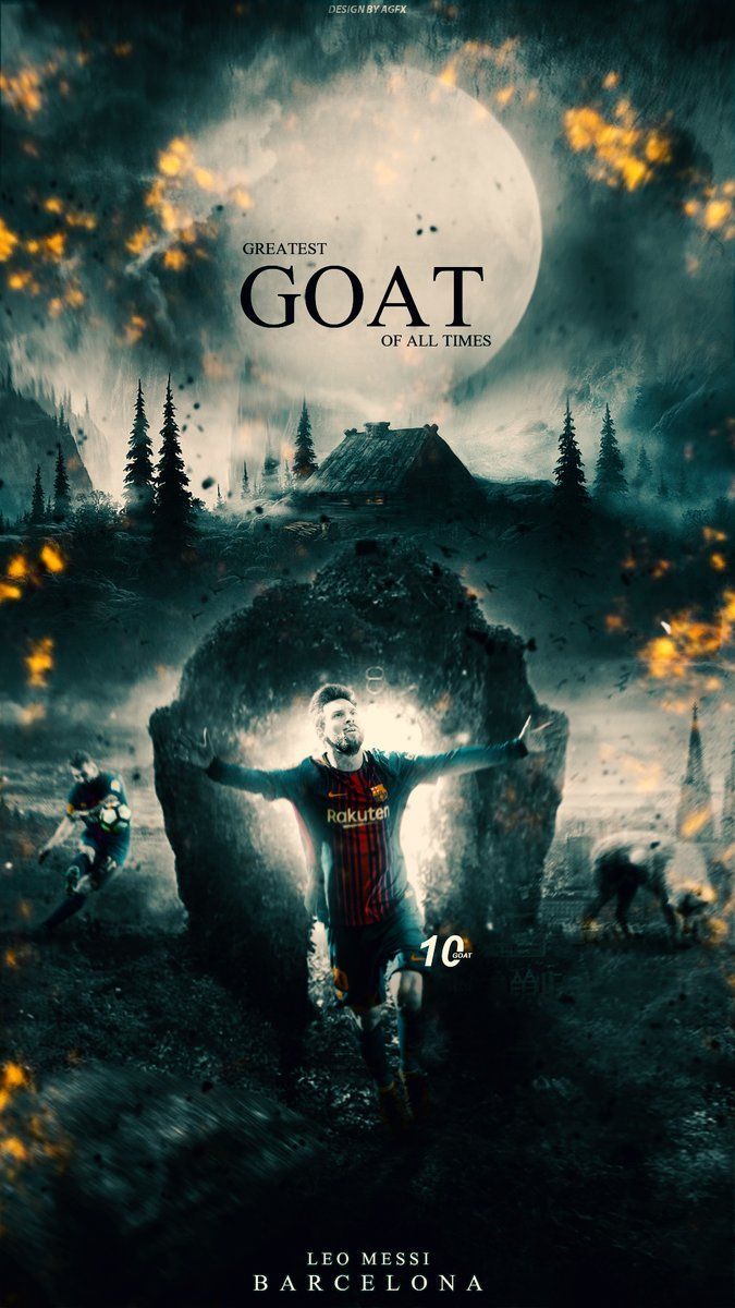 Lionel Messi Barcellona GOAT, Inter Miami, 675x1200 Full HD Verticale, Smartphone