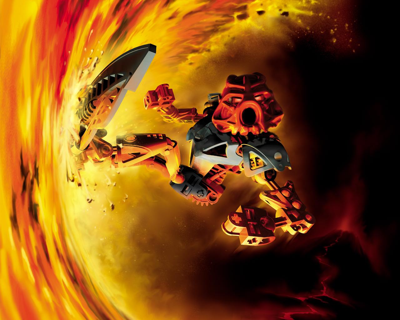 Bionicle Tahu Nuva fuoco, 1280x1024 720p, PC