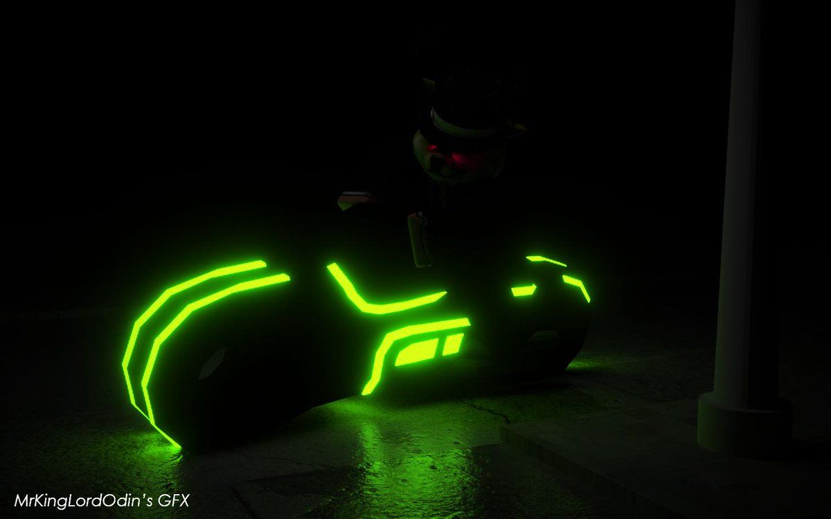 Moto Tron neon verde, 1200x750 HD, Lenovo Legion