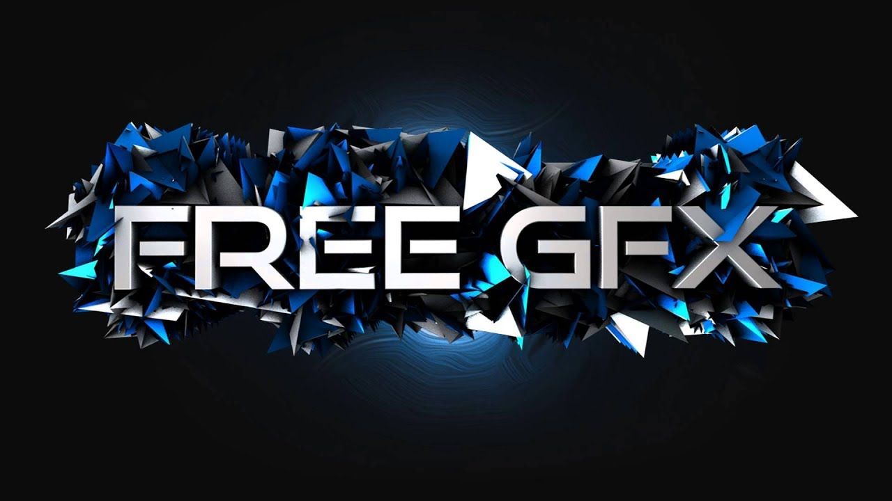 Logo Free GFX cristalli blu, 1280x720 720p, Laptop