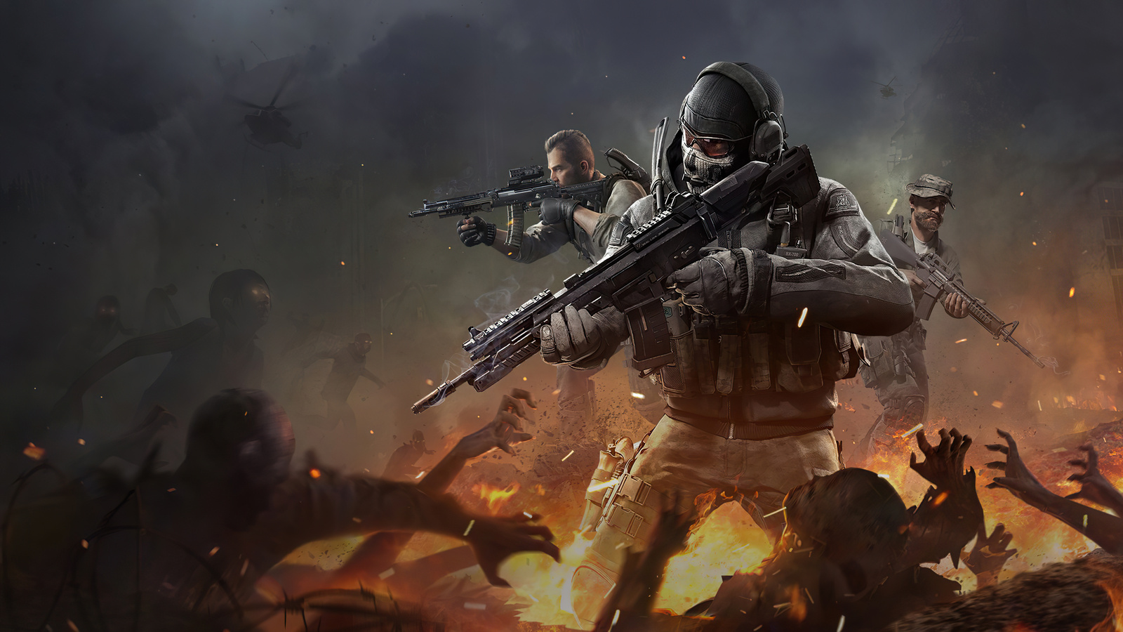 Soldati Ghost Call of Duty, 1600x900 HD Ready, Desktop