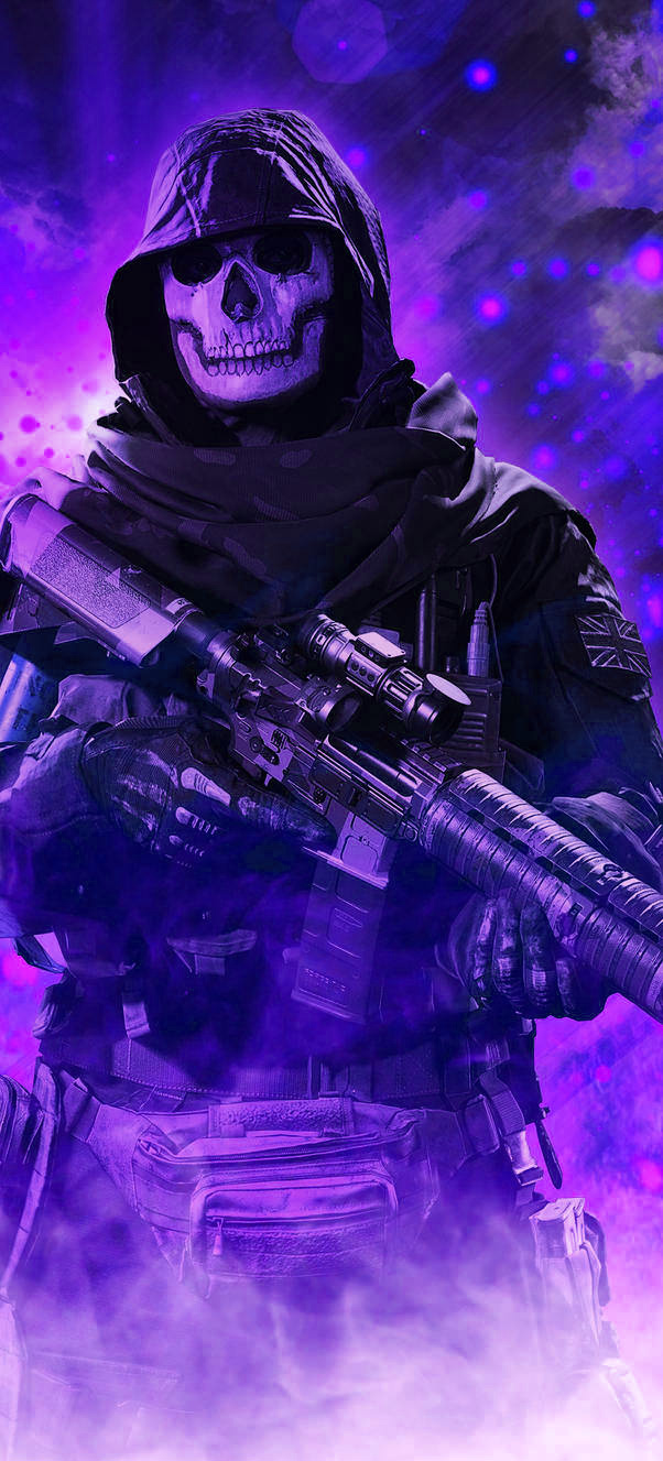 Ghost teschio Call of Duty, Activision, 602x1327 Full HD Verticale, Smartphone