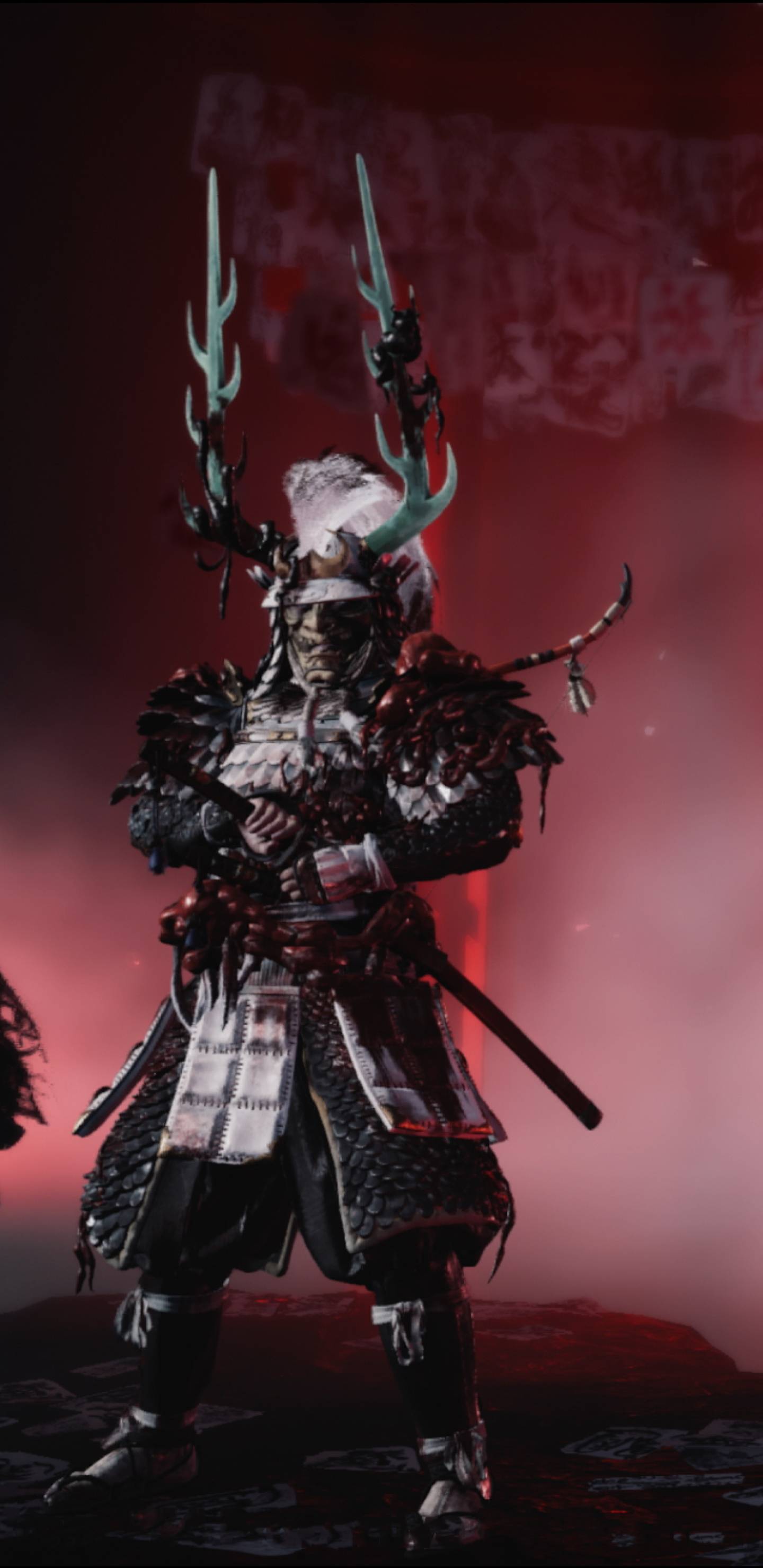 Samurai armatura Ghost of Tsushima, 1440x2960 Verticale, Telefono