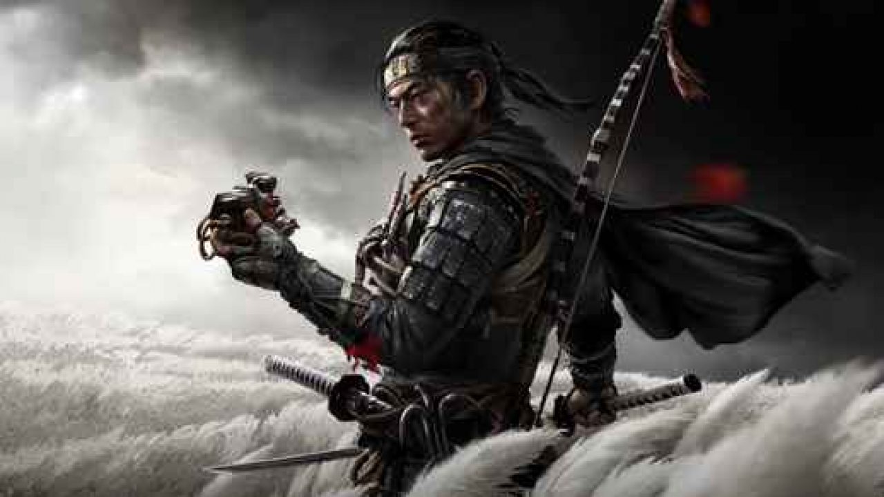 Samurai Ghost of Tsushima campo battaglia, 1280x720 720p, Laptop