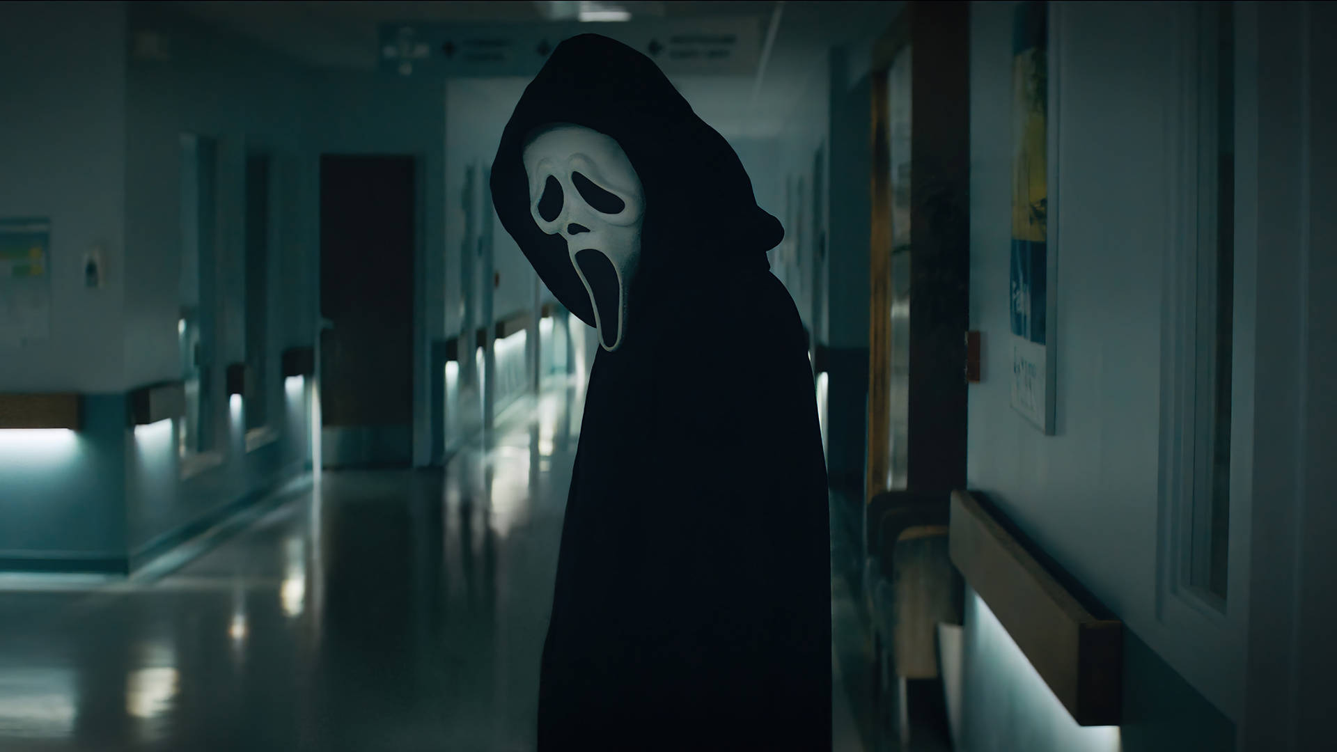Ghostface in corridoio ospedale, 1920x1080 1080p, Desktop