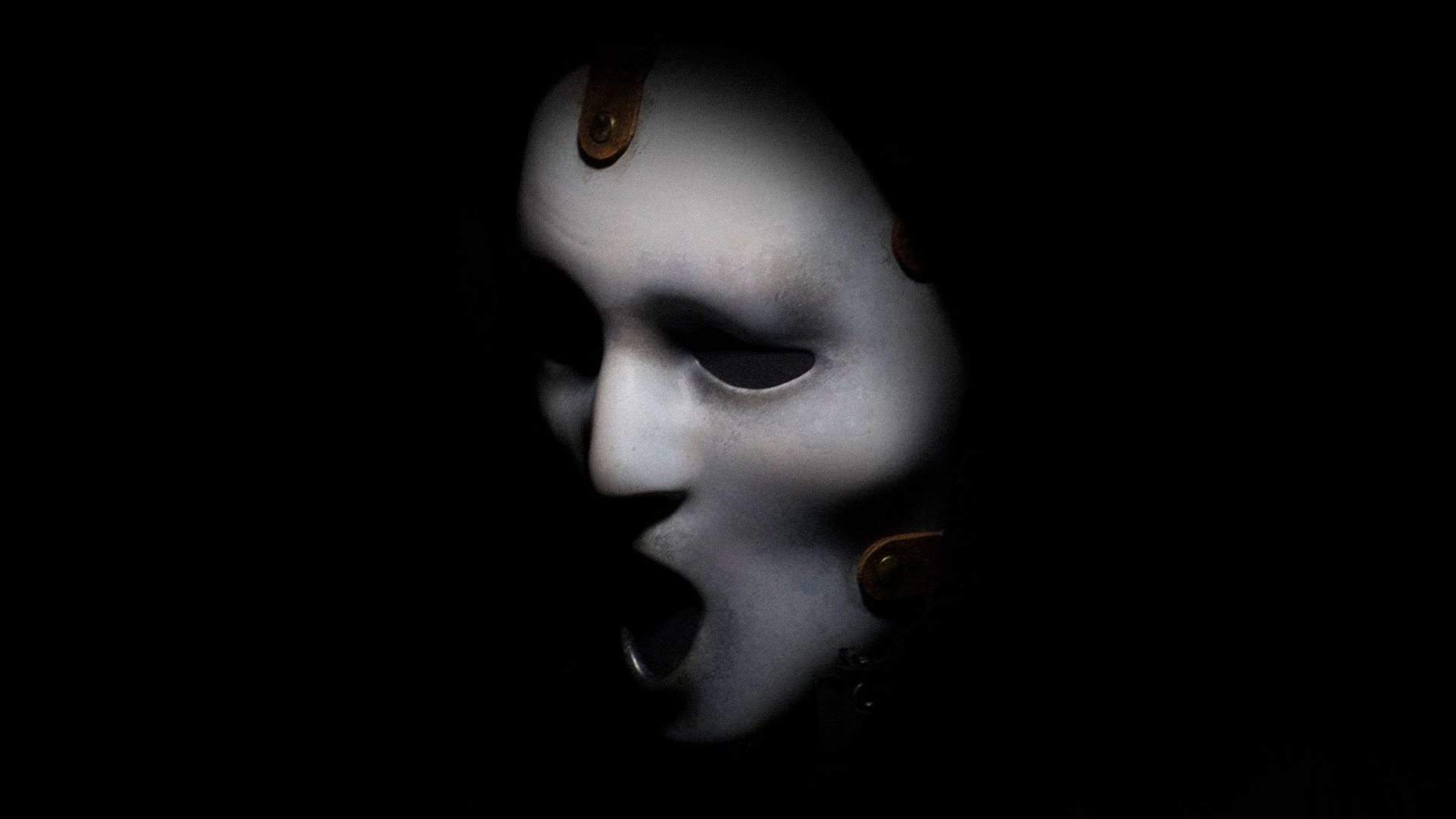 Maschera Ghostface Scream oscura, 1920x1080 Full HD, PC Desktop
