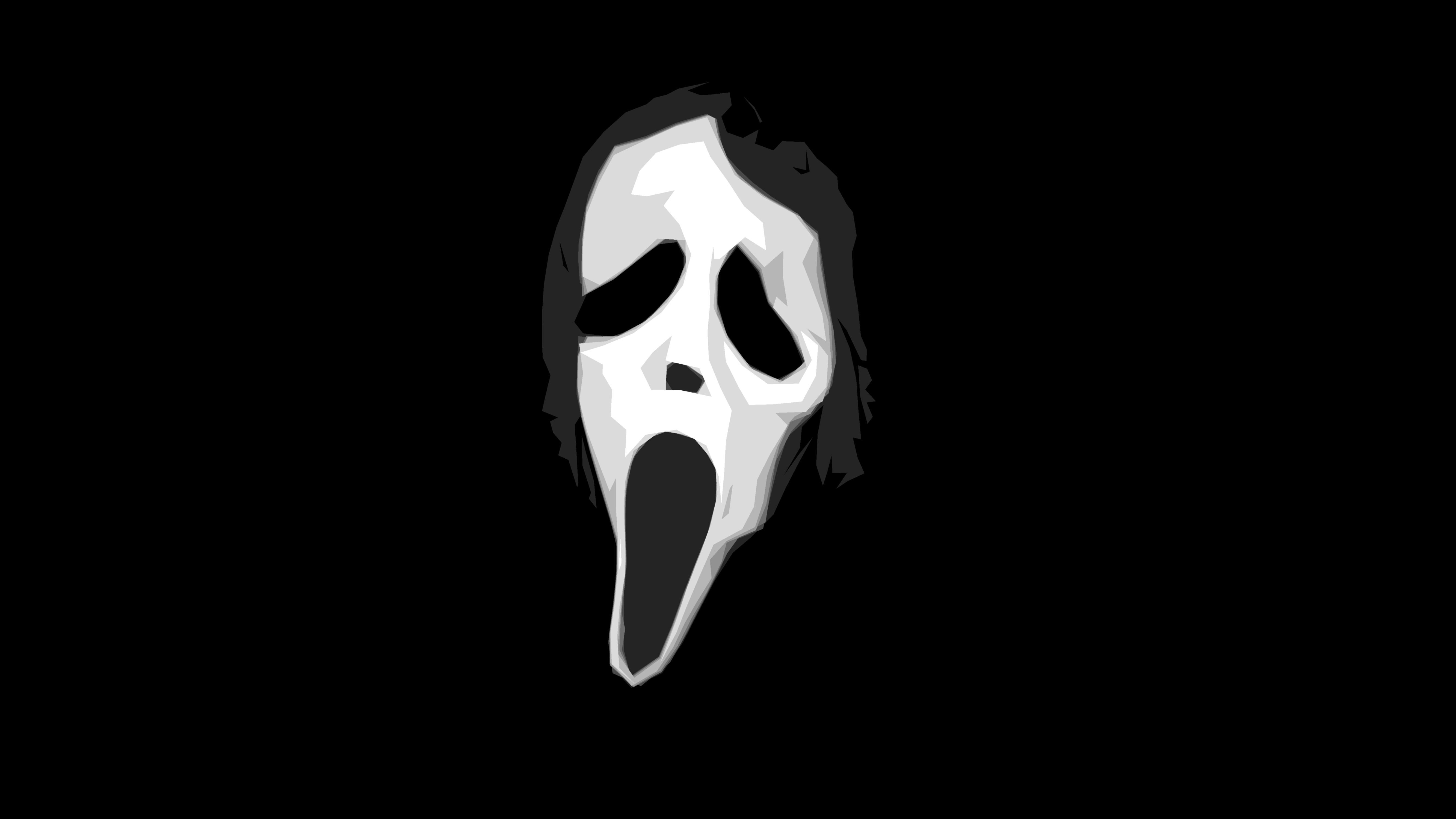 Maschera Ghostface Scream, 5332x3000 UHD, PC 4K