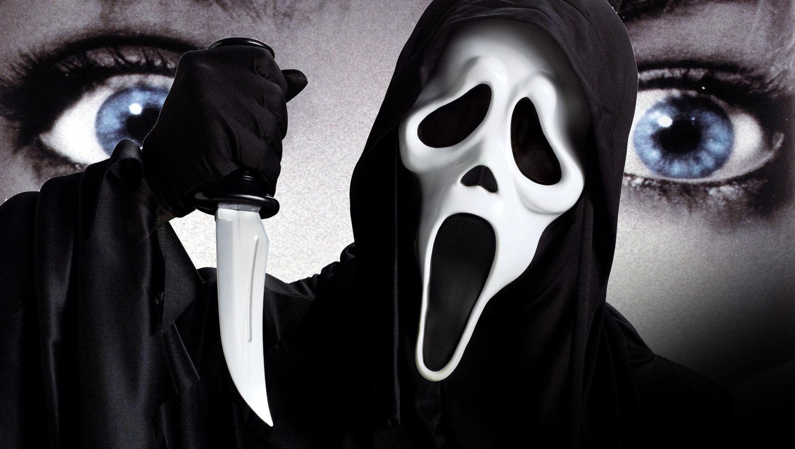 Ghostface con coltello, Scream, 2552x1442 alta risoluzione, Laptop