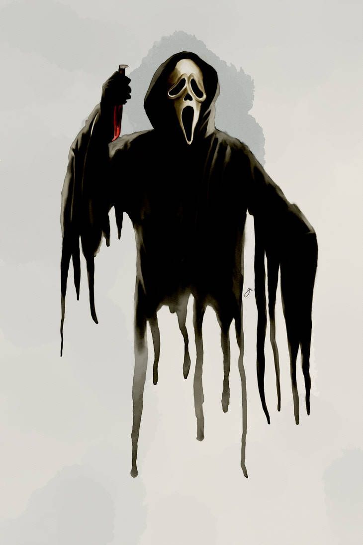 Ghostface con coltello, Scream, 730x1095 Full HD Verticale, Smartphone