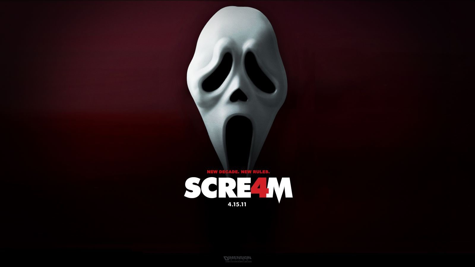Maschera Ghostface Scream 4, 1600x900 HD Ready, Laptop