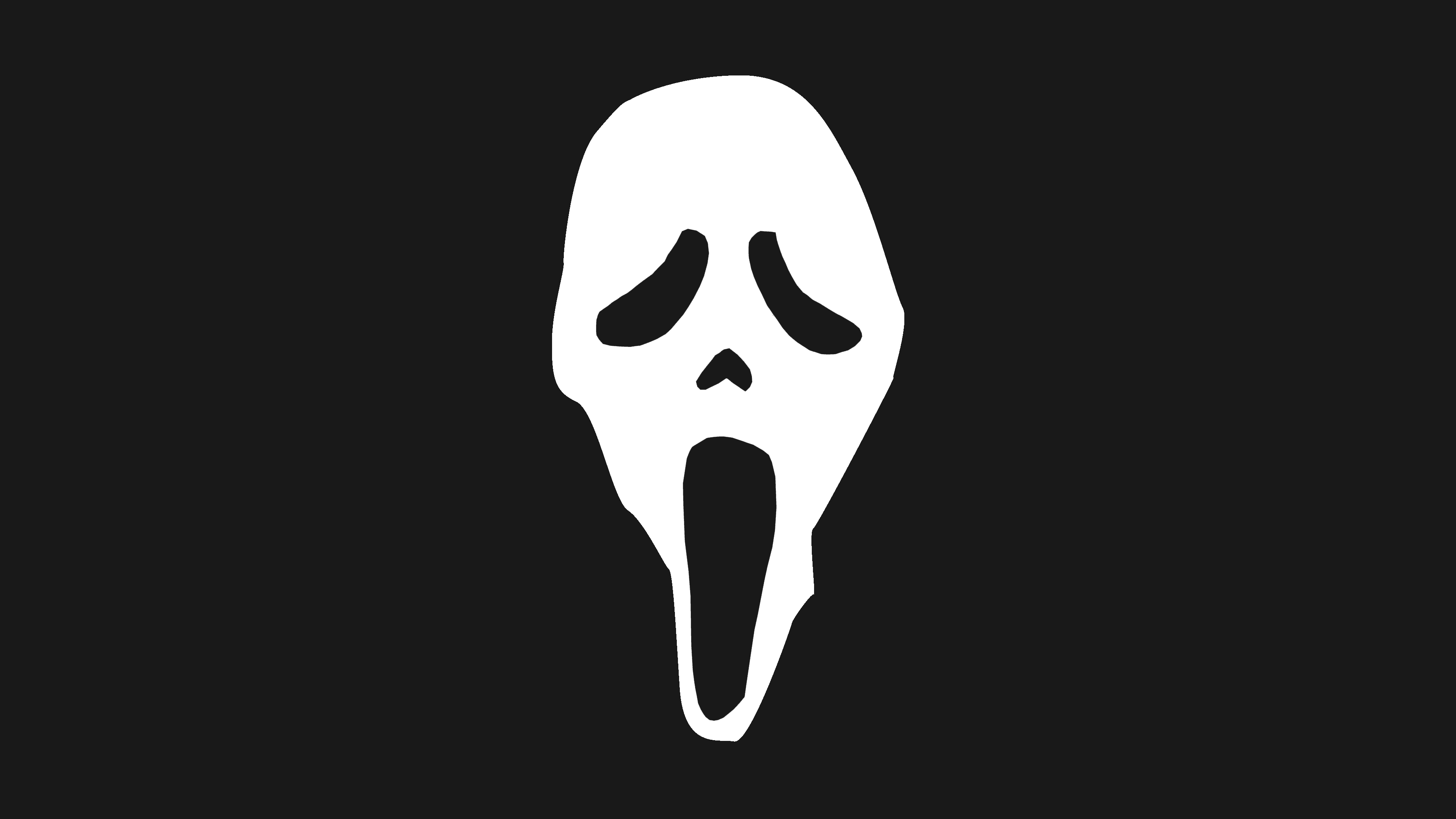 Maschera Ghostface Scream, 3840x2160 Ultra HD, 4K TV