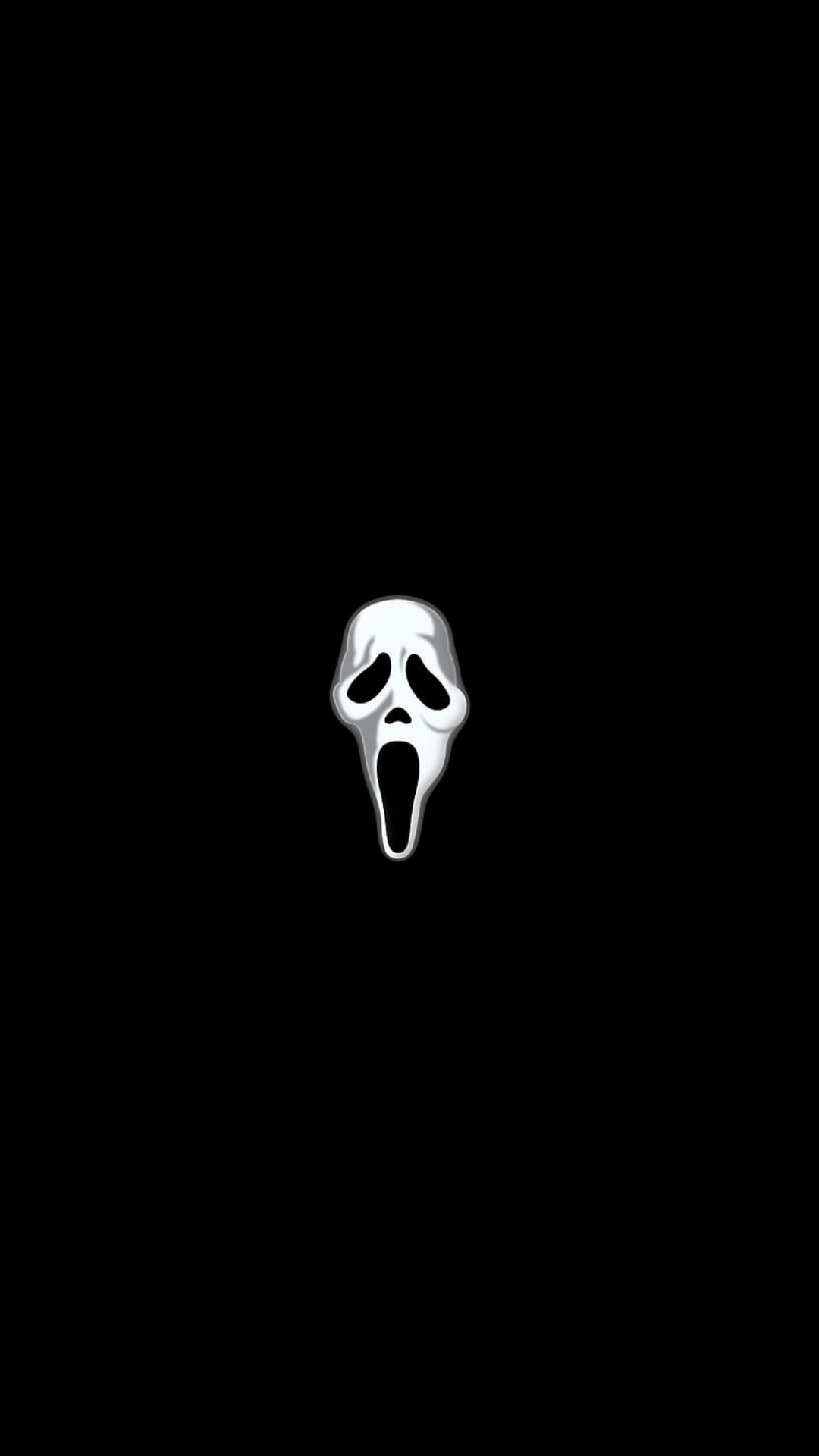 Maschera Ghostface Scream nera, 1080x1920 Full HD Verticale, Smartphone