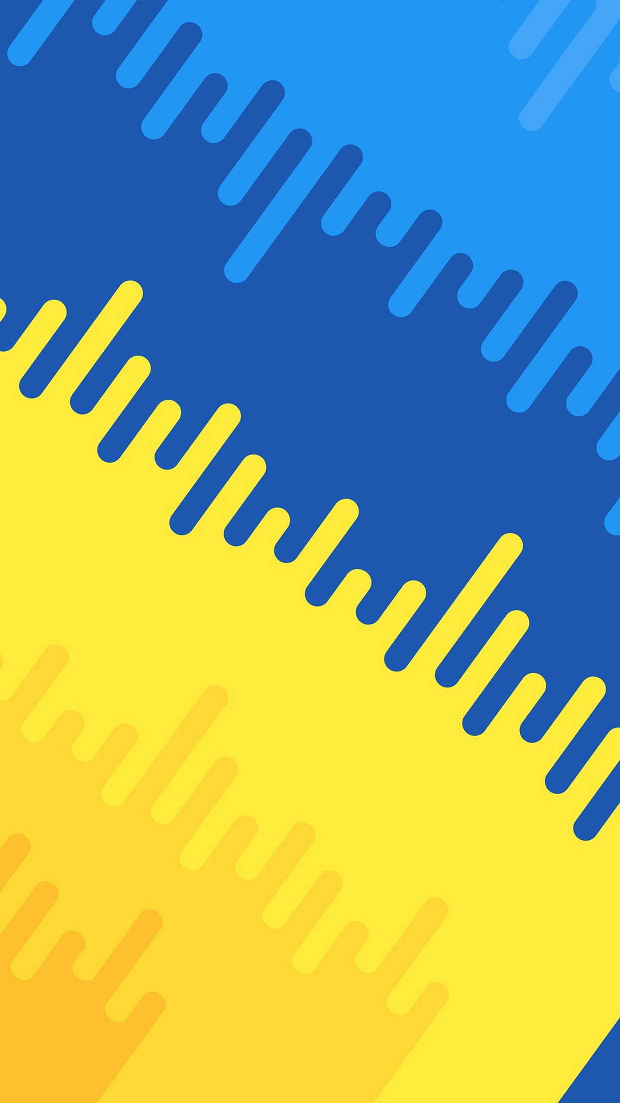 Motivo astratto blu e giallo, 1242x2208 Full HD Verticale, Smartphone