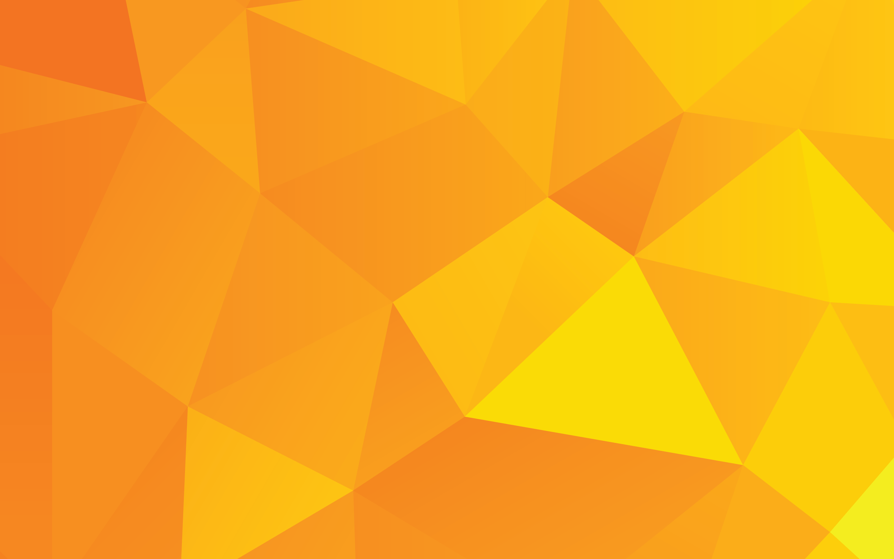 Sfondo geometrico triangoli gialli-arancioni, 2880x1800 2K+, Laptop