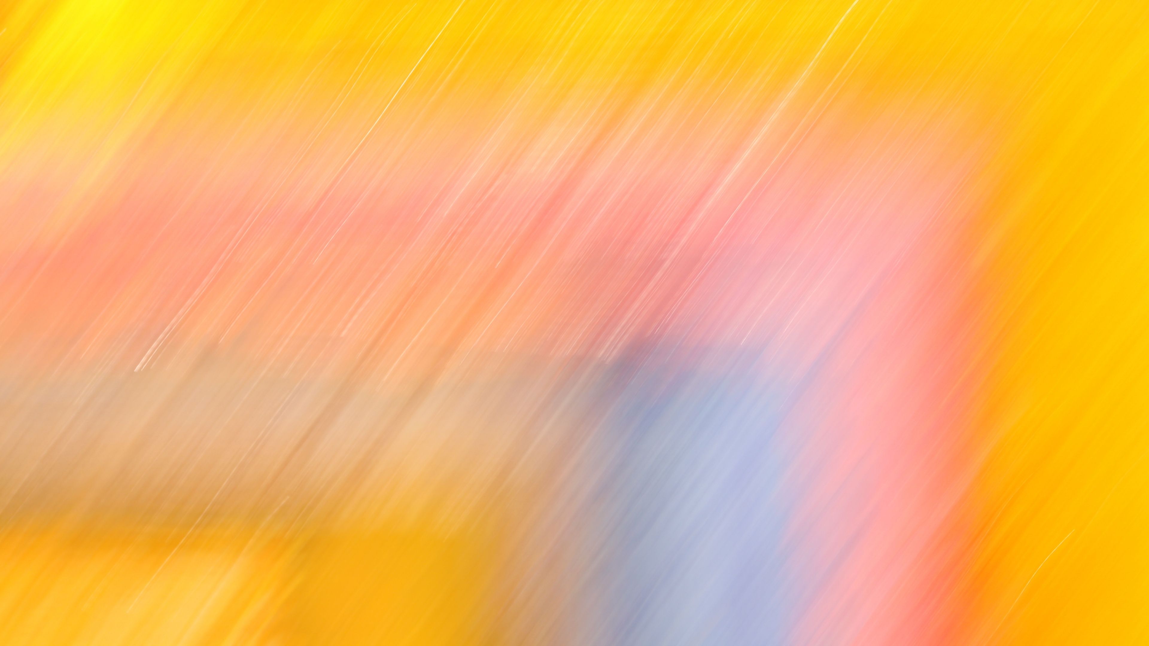 Sfondo astratto giallo sfocato, 3840x2160 4K, Desktop 4K