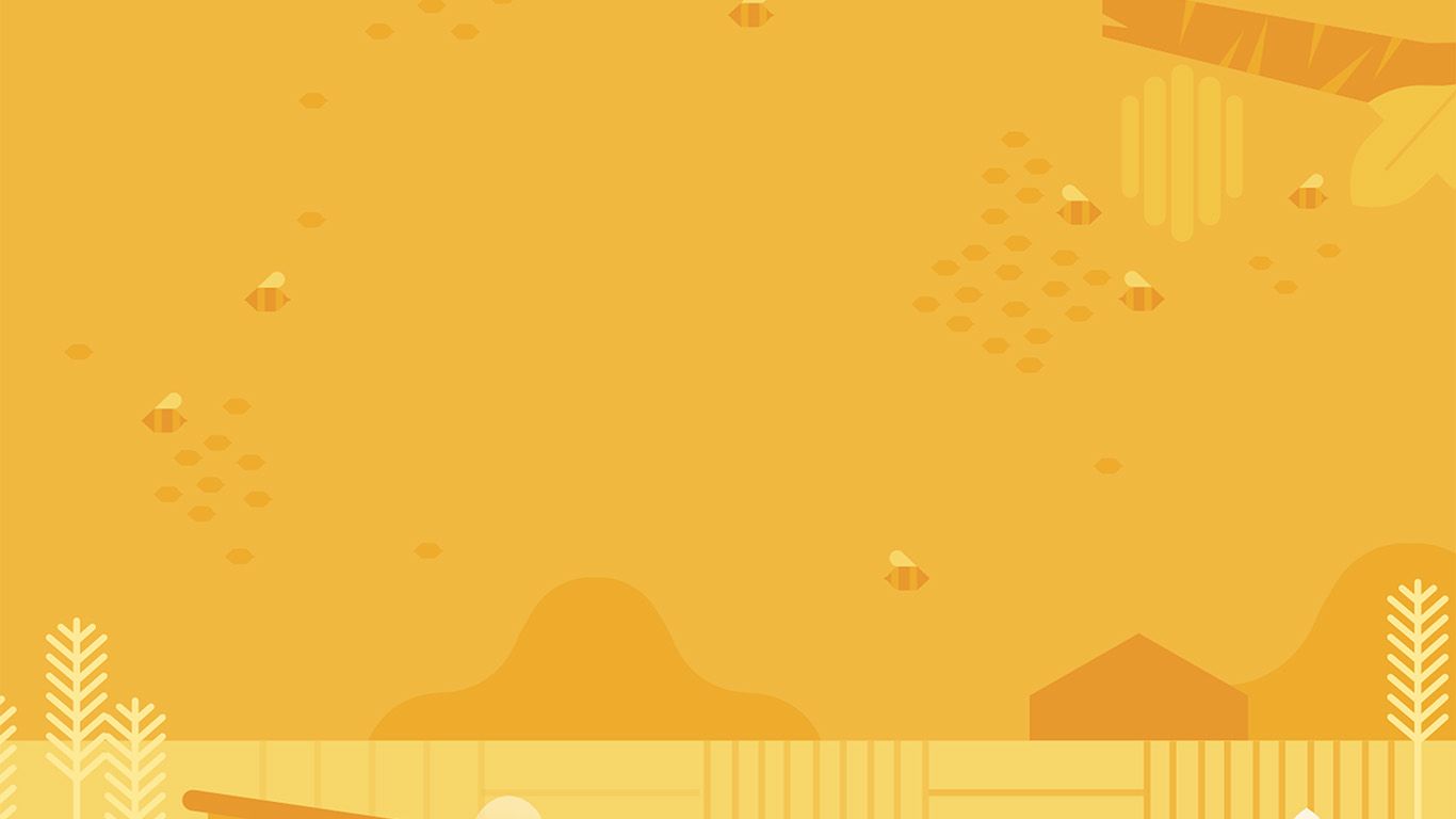 paesaggio minimale giallo miele, 1366x768 HD, Desktop