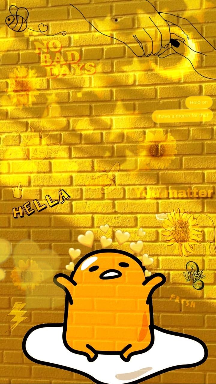 Gudetama uovo pigro giallo, 720x1280 Full HD Verticale, Smartphone