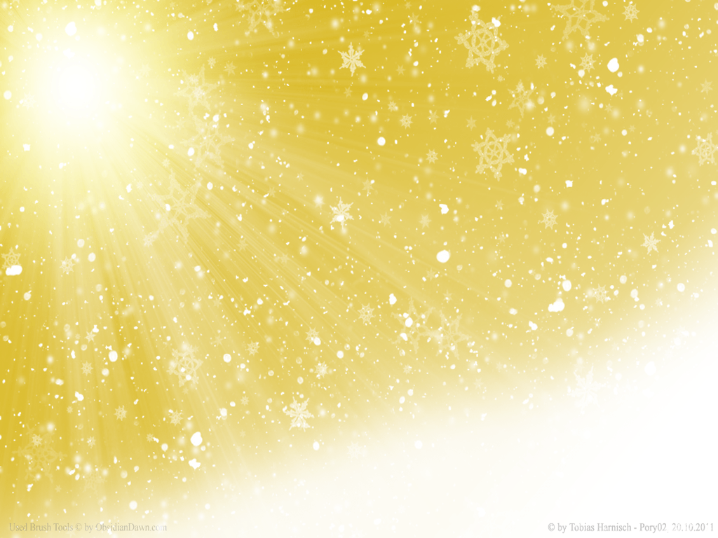 Fiocchi di neve giallo dorato, 1024x768 HD, Desktop