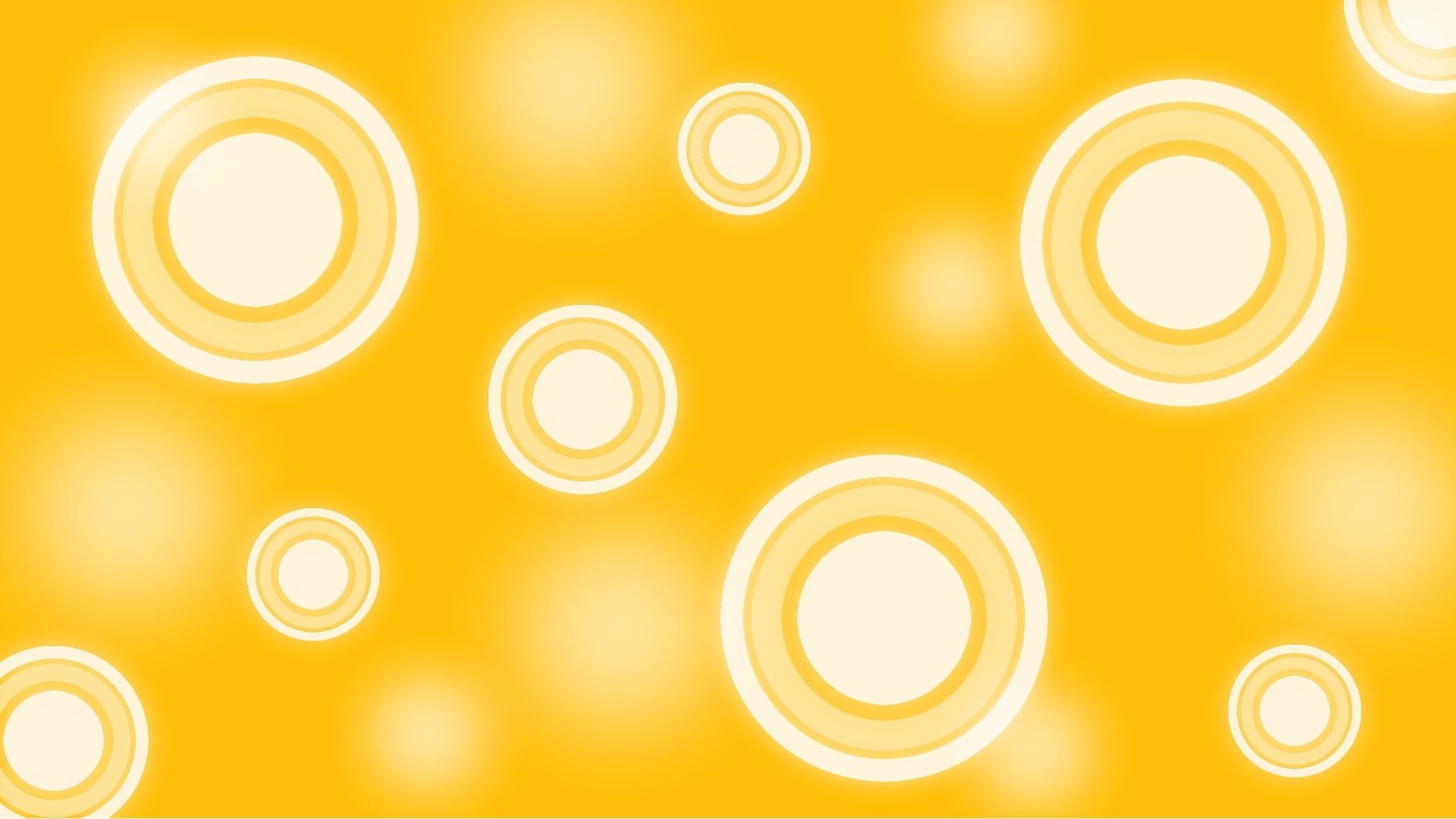 Cerchi astratti sfondo giallo, 1920x1080 Full HD 1080p, Desktop