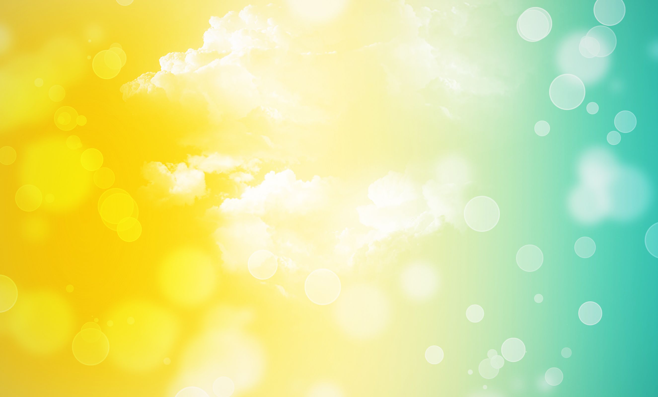 Sfondo astratto giallo e turchese, 2650x1600 2K+, Desktop