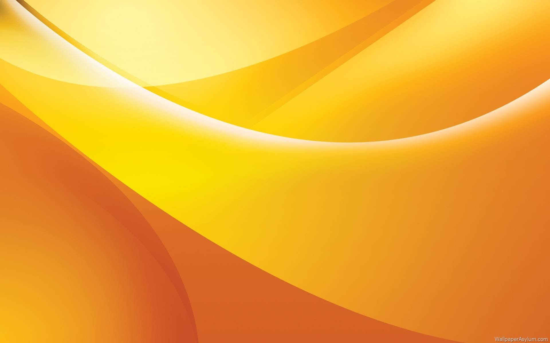 Onde astratte giallo arancio, 1920x1200 WUXGA, PC