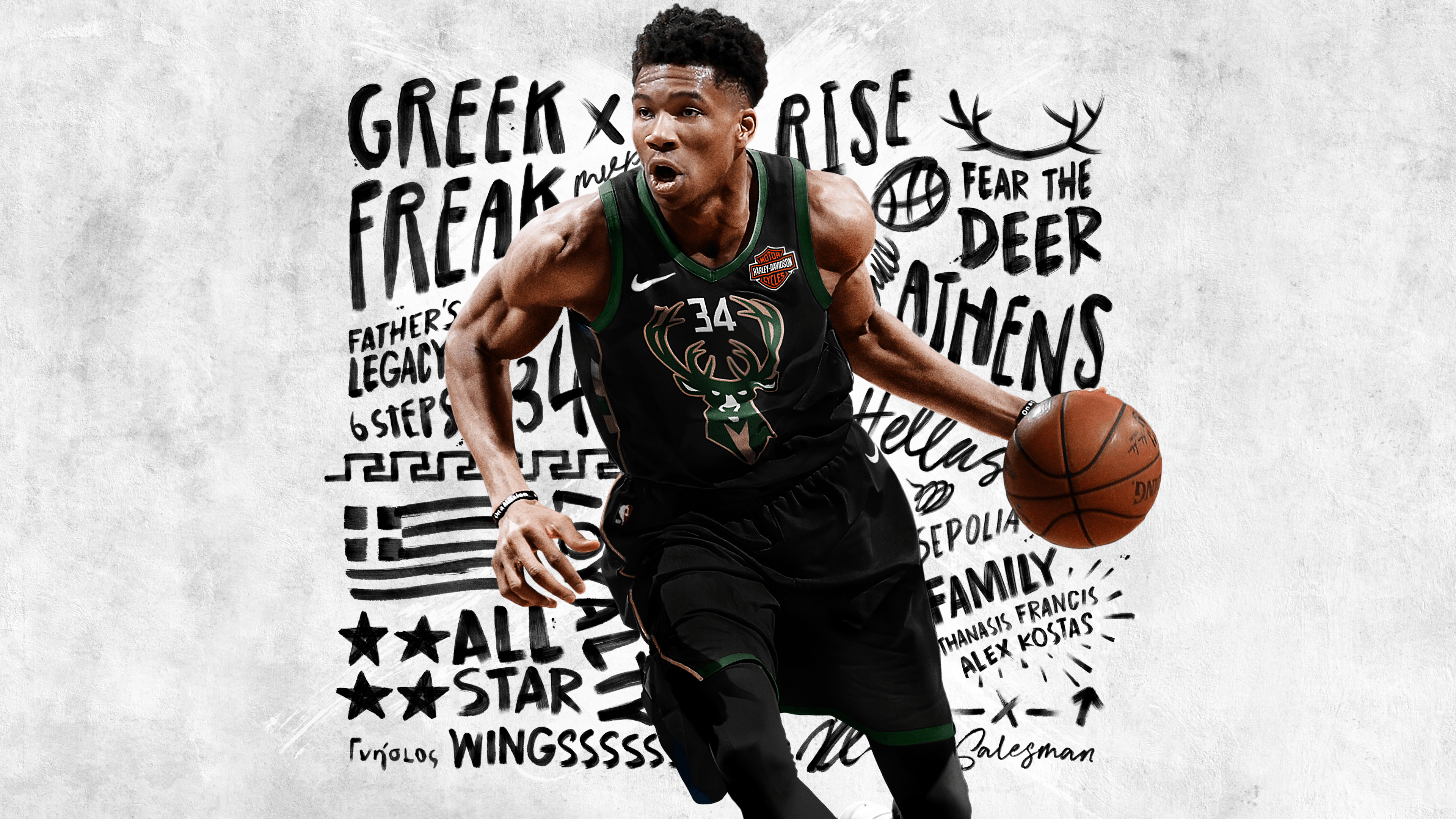 Giannis Antetokounmpo 2015, 675x1200 Full HD Verticale, iPhone