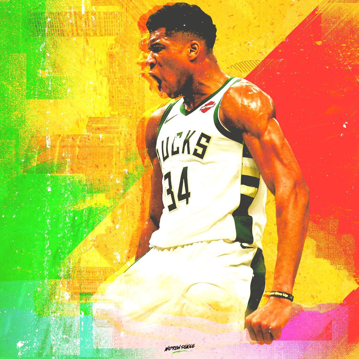 Giannis Antetokounmpo Bucks basket, 1200x1200 HD, Desktop
