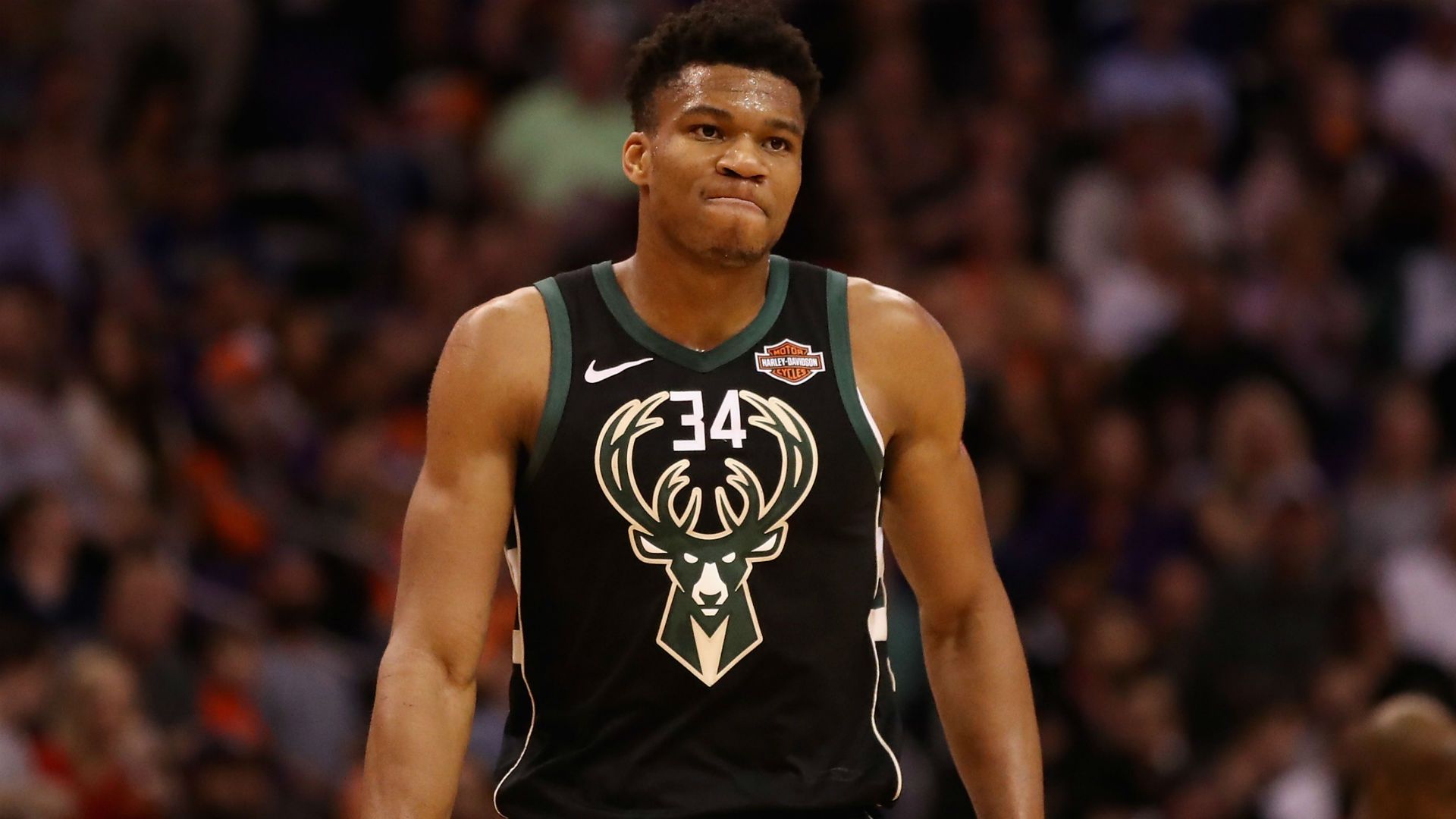 Giannis Antetokounmpo Bucks basket, 1024x768 HD, Desktop
