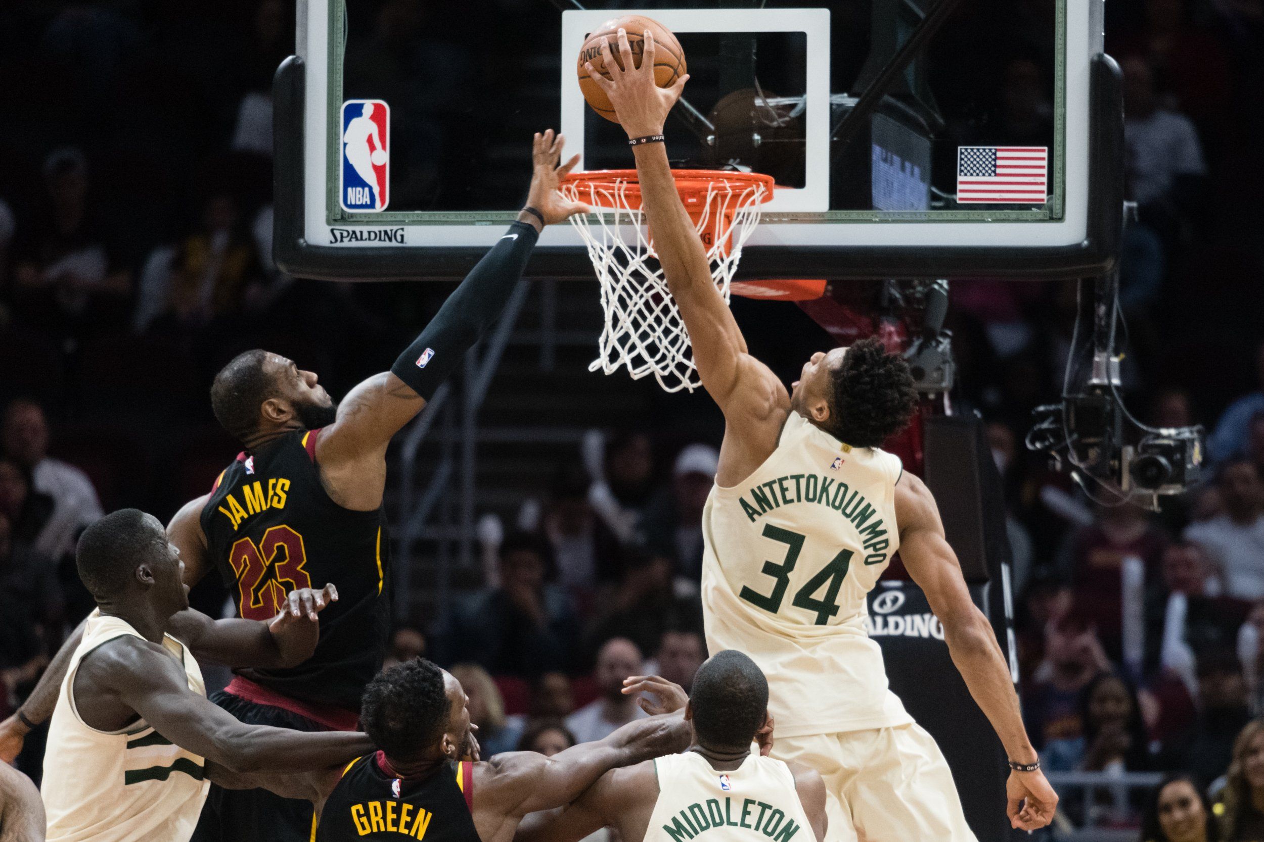 Giocatore NBA schiacciata in aria, 1200x800 HD, Desktop
