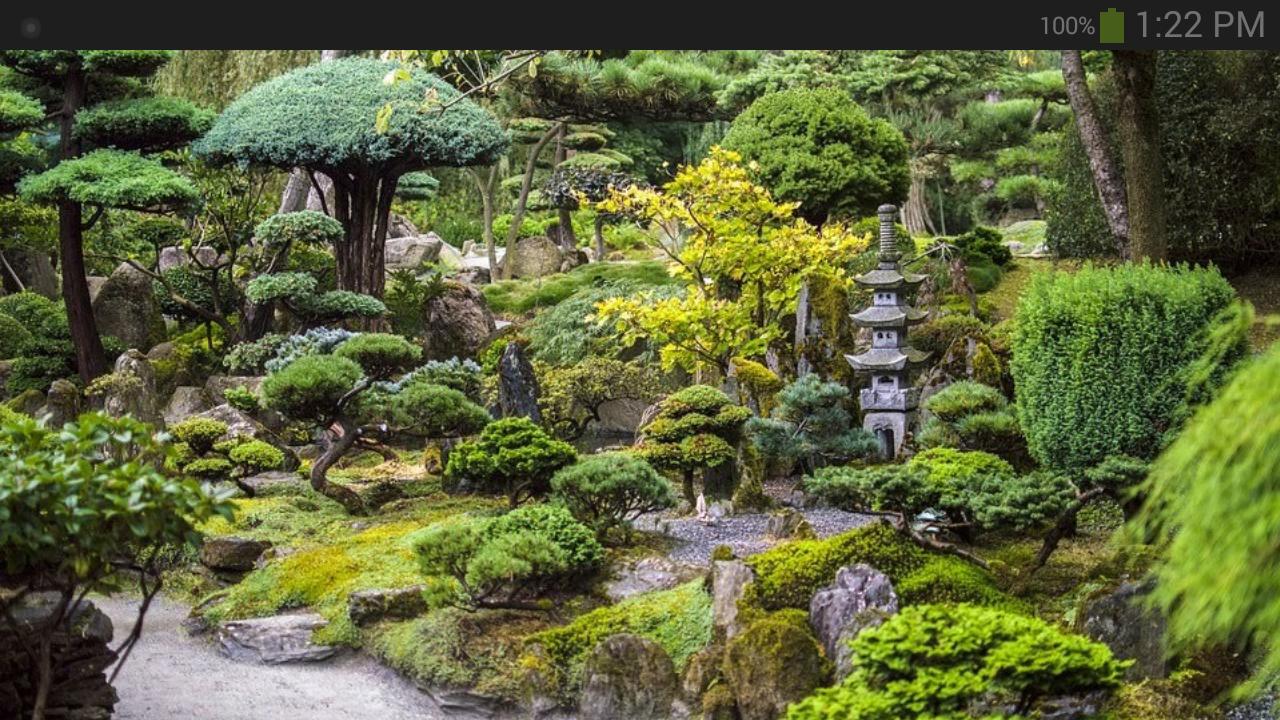Giardino giapponese con lanterna, 1280x720 HD, Desktop
