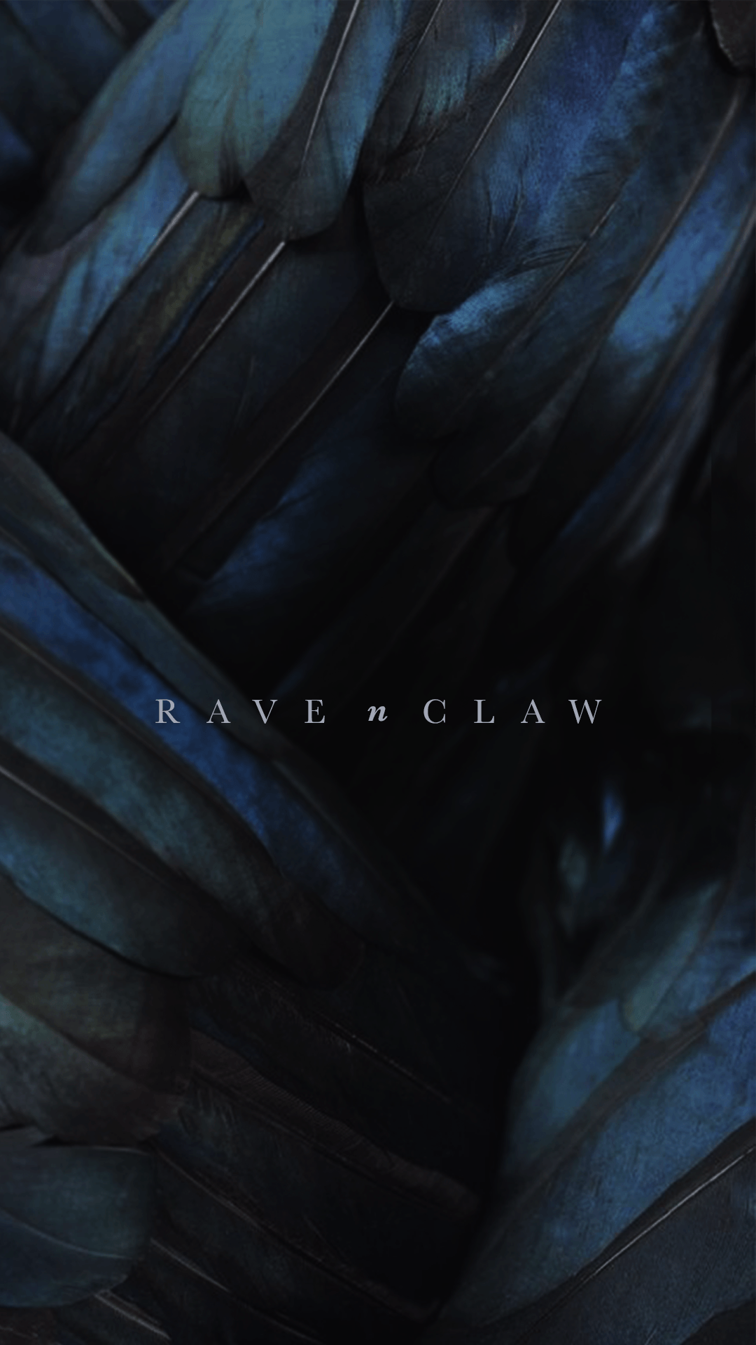 Piume corvo blu-nero Corvonero, Hogwarts, 1080x1920 Full HD Verticale, iPhone