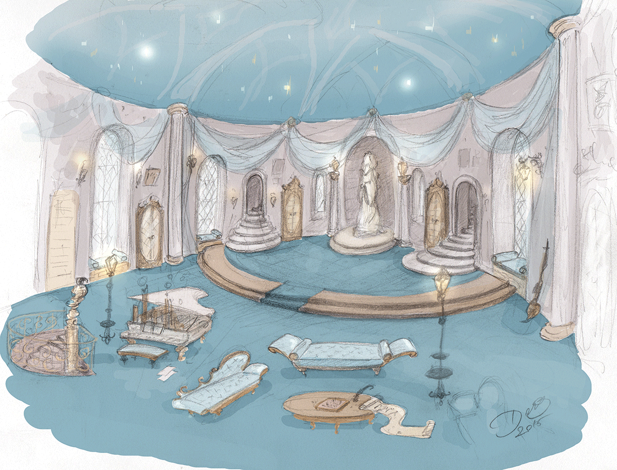 Castello di Hogwarts notturno, 1280x720 720p, PC