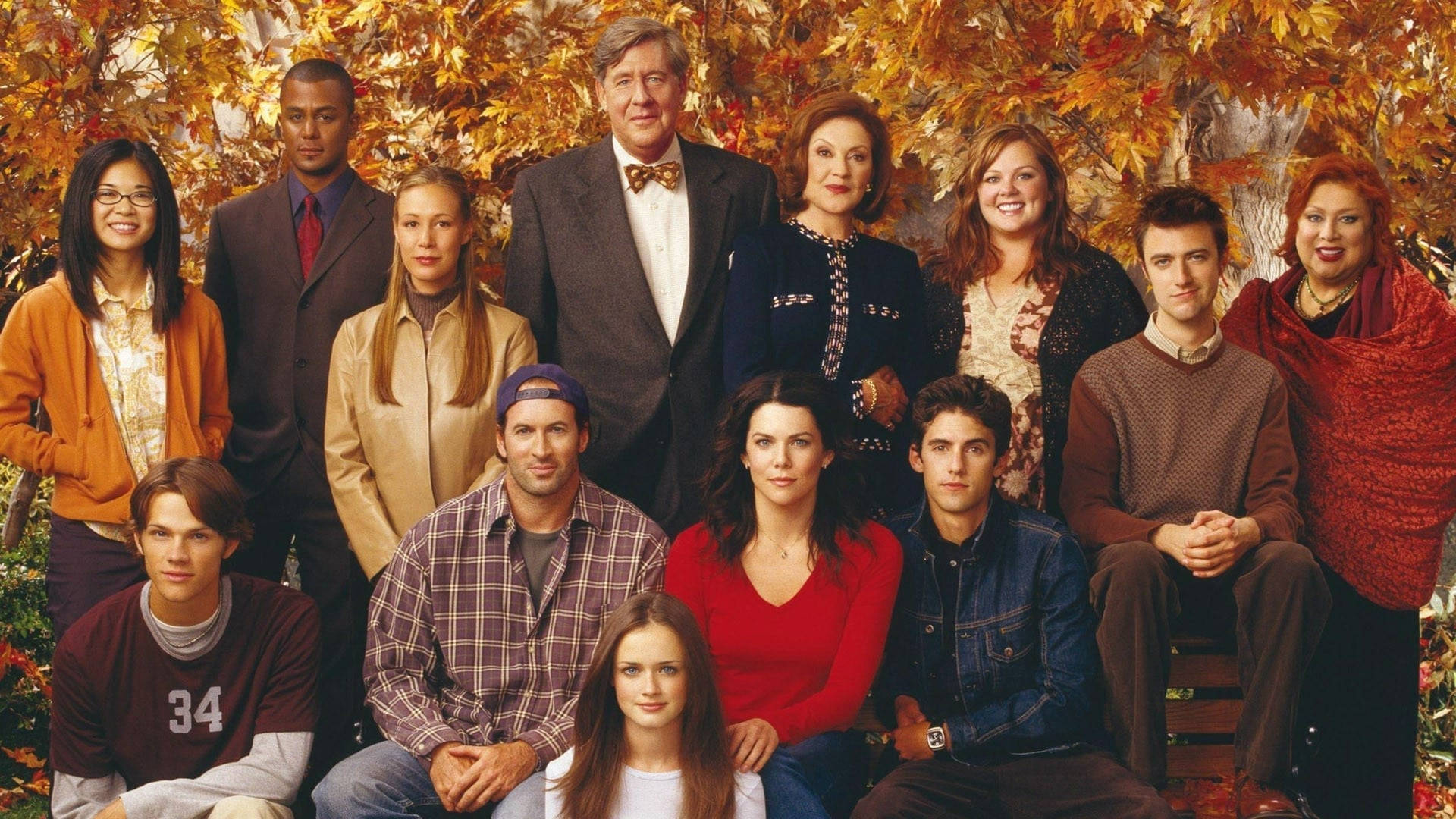 Cast Gilmore Girls foto gruppo, 1920x1080 Full HD, PC Desktop