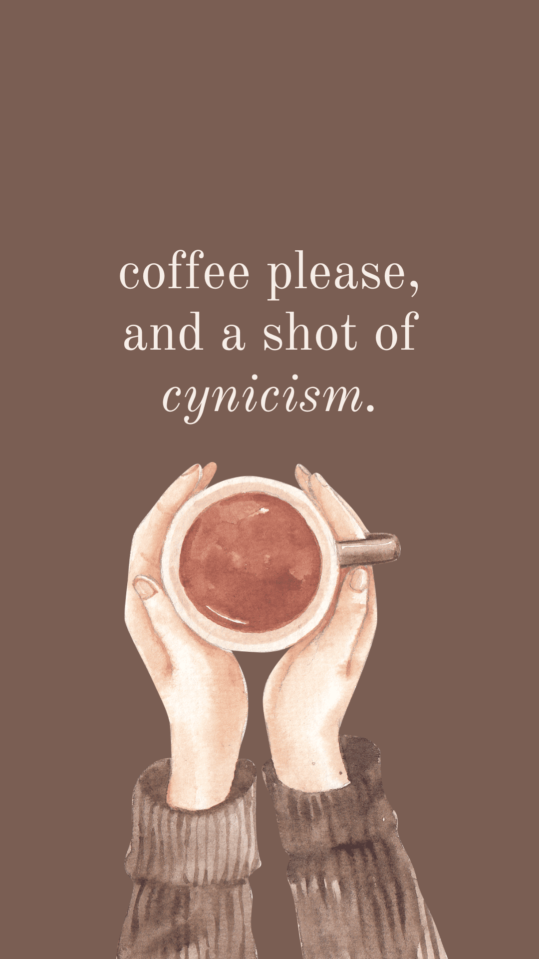 Tazza caffè citazione Gilmore Girls, 1080x1920 Full HD Verticale, Smartphone