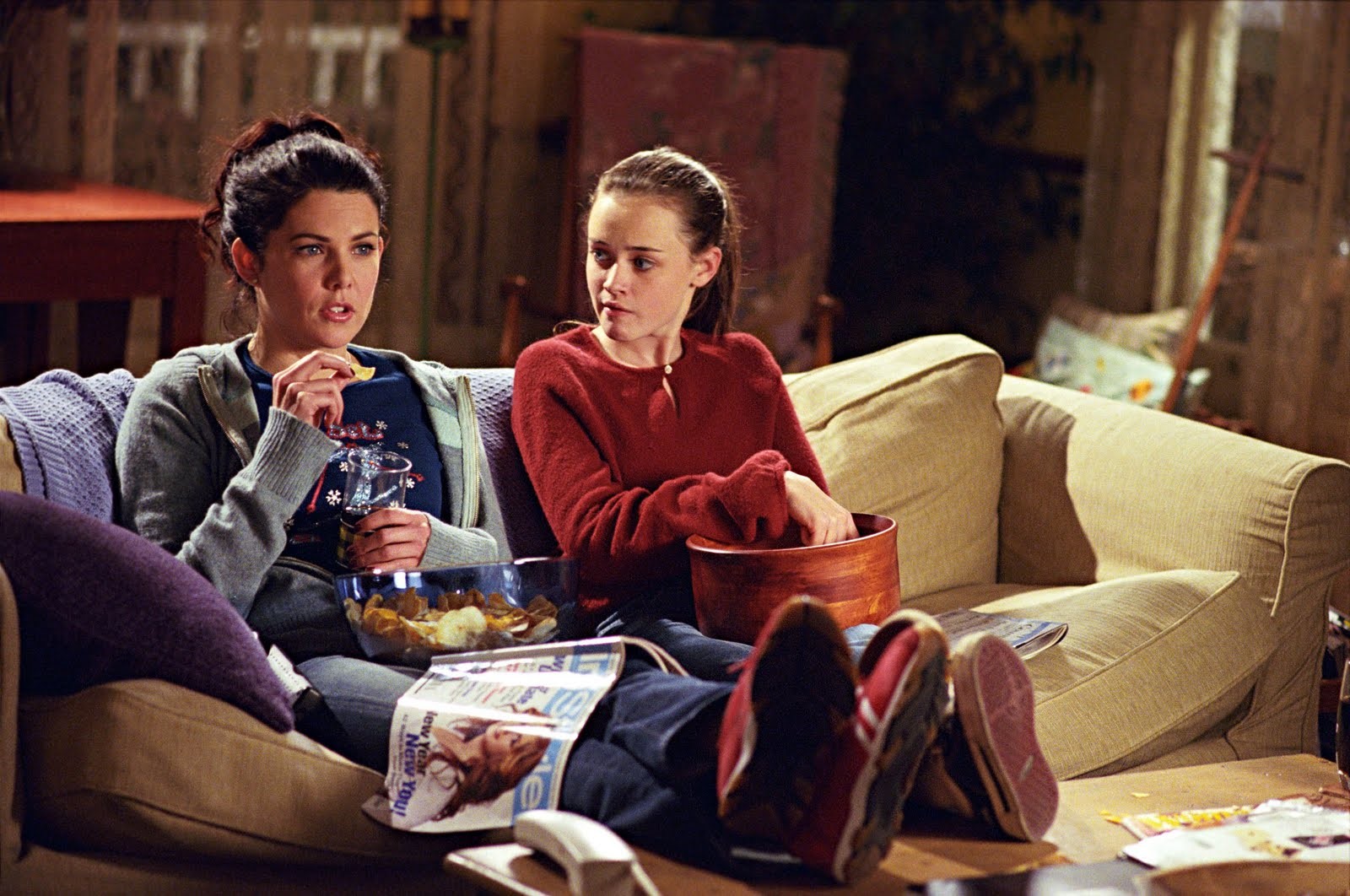 Gilmore Girls madre e figlia divano, 1600x1062 HD Ready, Desktop