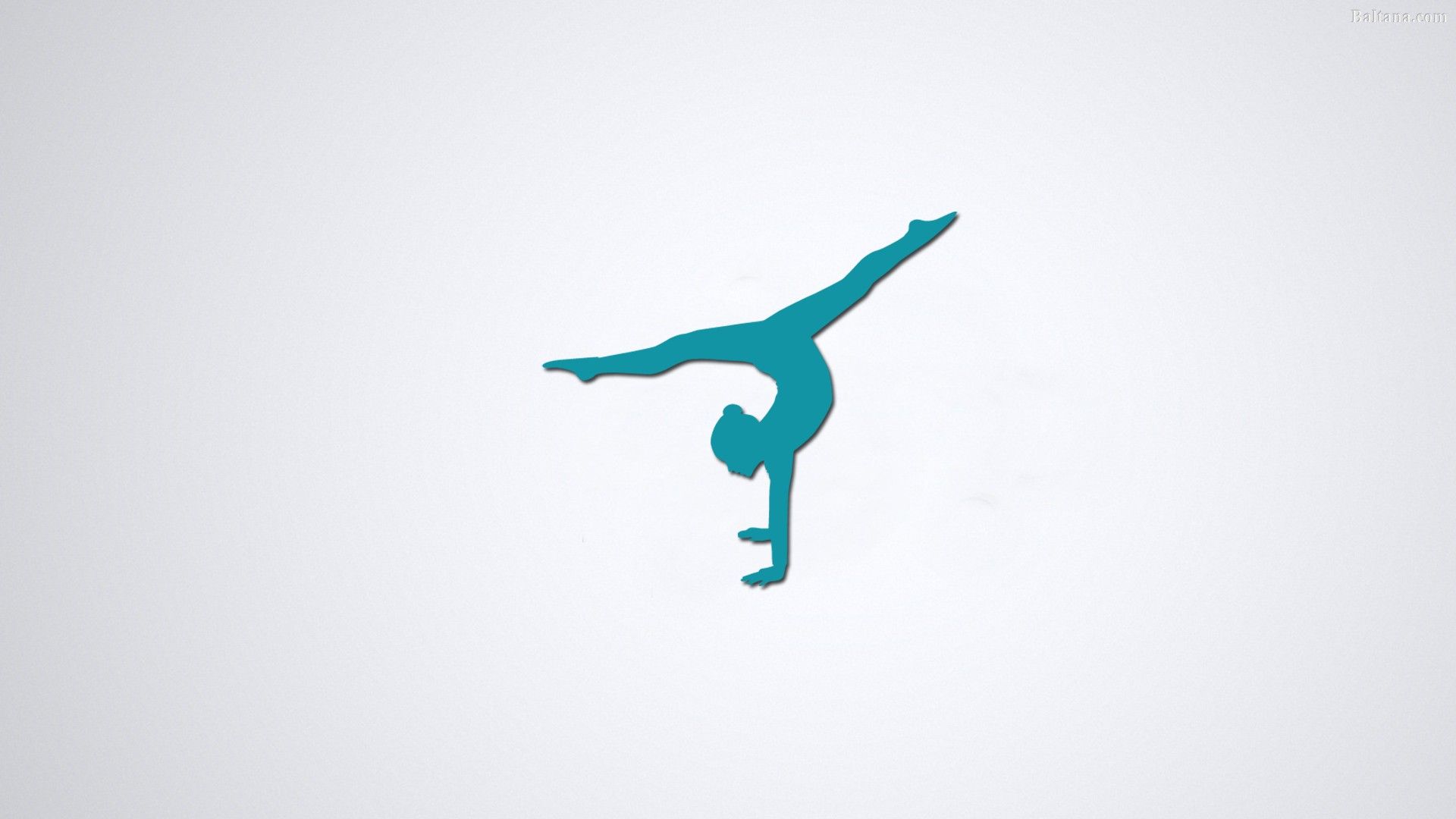 Silhouette ginnasta verticale acrobatica, 1920x1080 1080p, Laptop