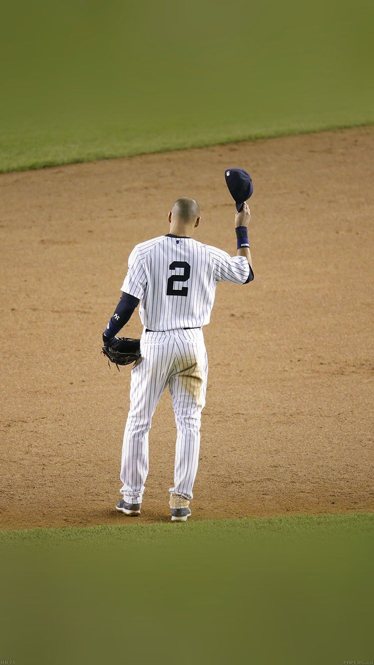 Derek Jeter numero 2 Yankees, MLB, 750x1334 Full HD Verticale, Smartphone