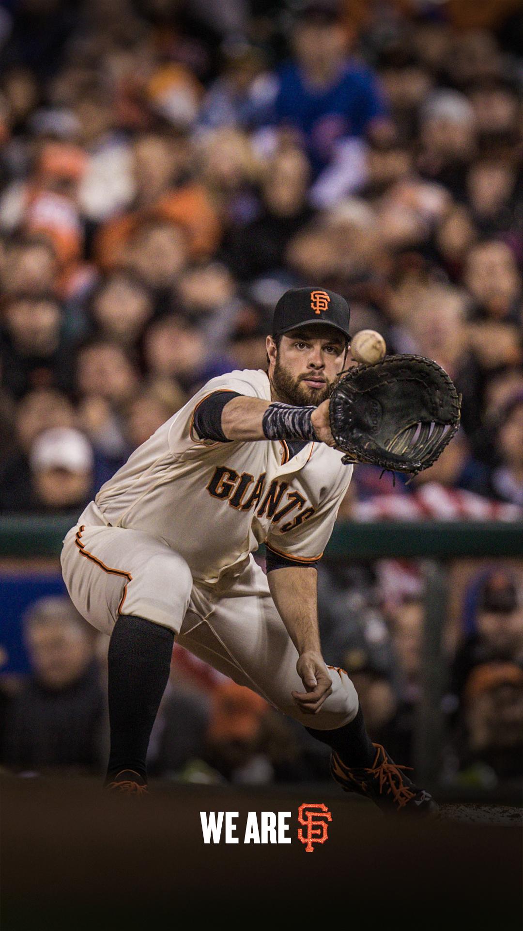 Giocatore di baseball SF Giants, 1080x1920 Full HD Verticale, Smartphone