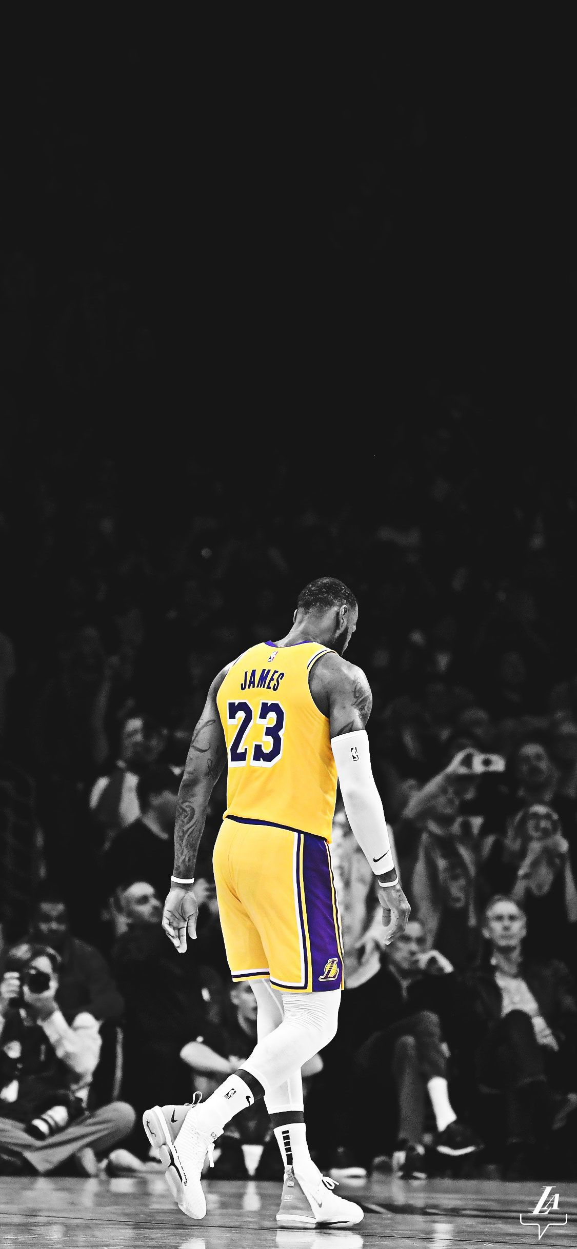 LeBron James Lakers numero 23, 1125x2436 Verticale, iPhone
